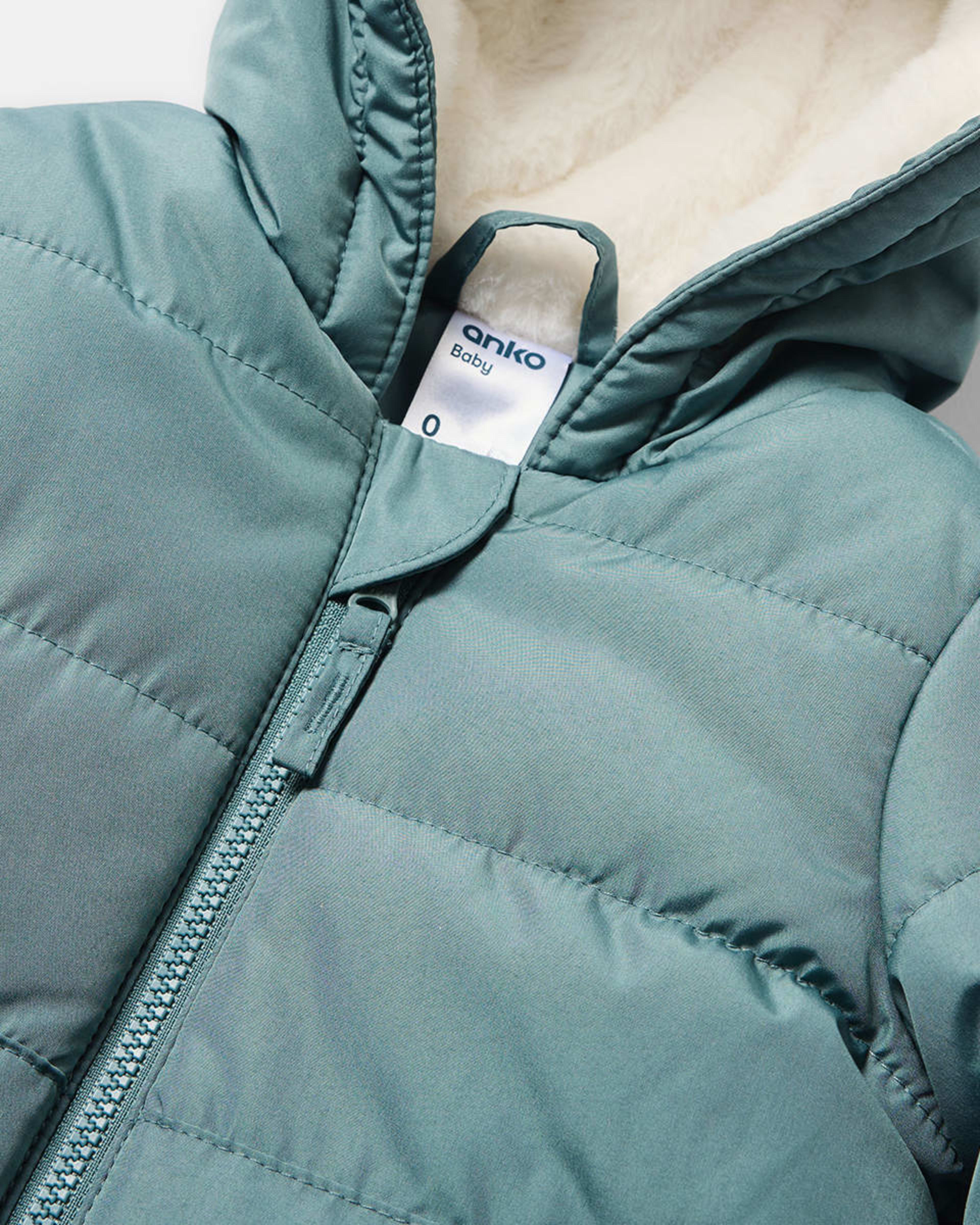 Sherpa Puffer Jacket Kmart