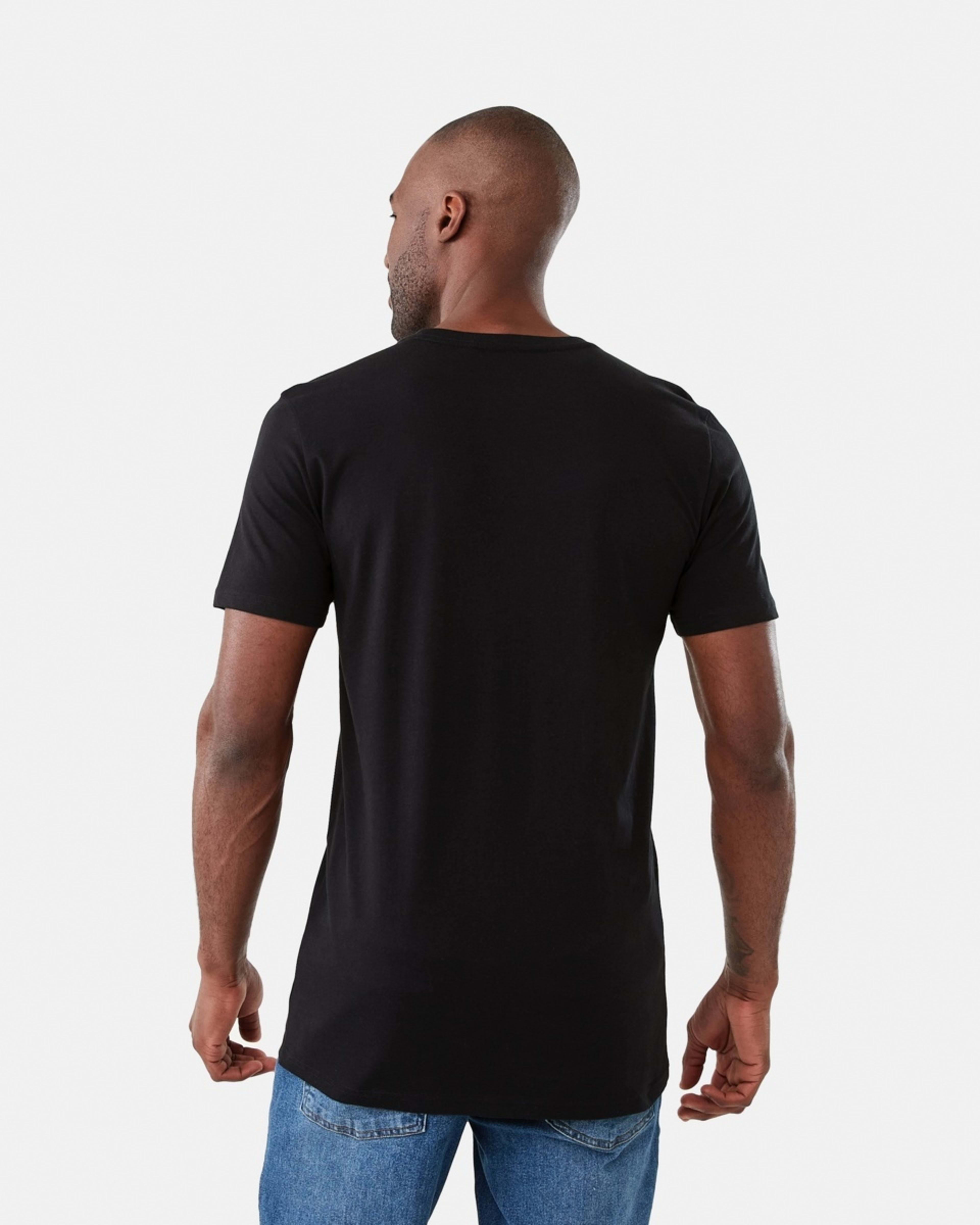 3 Ecko License Longline T-shirt Black, 3 of 6