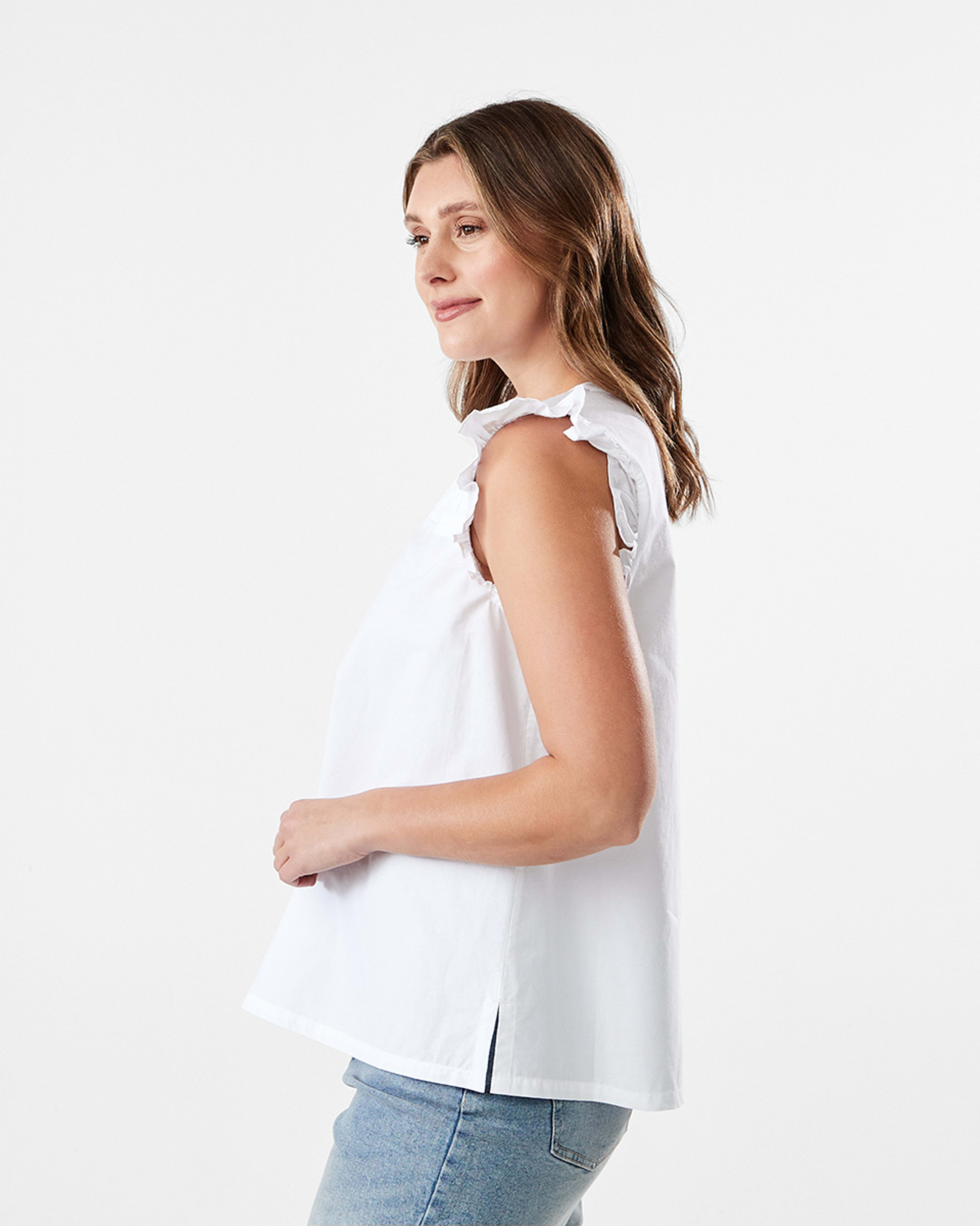 Sleeveless Frill Top Kmart