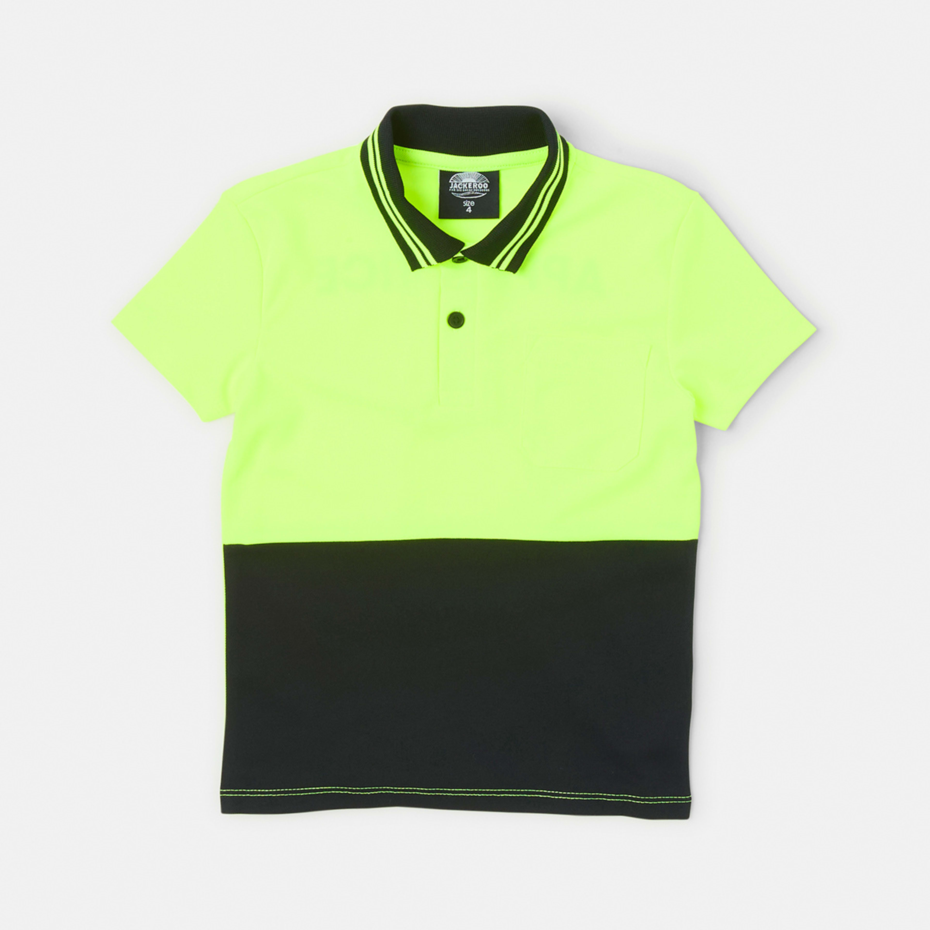 8 Mini Me Work Polo T-shirt Yellow, 8 of 9