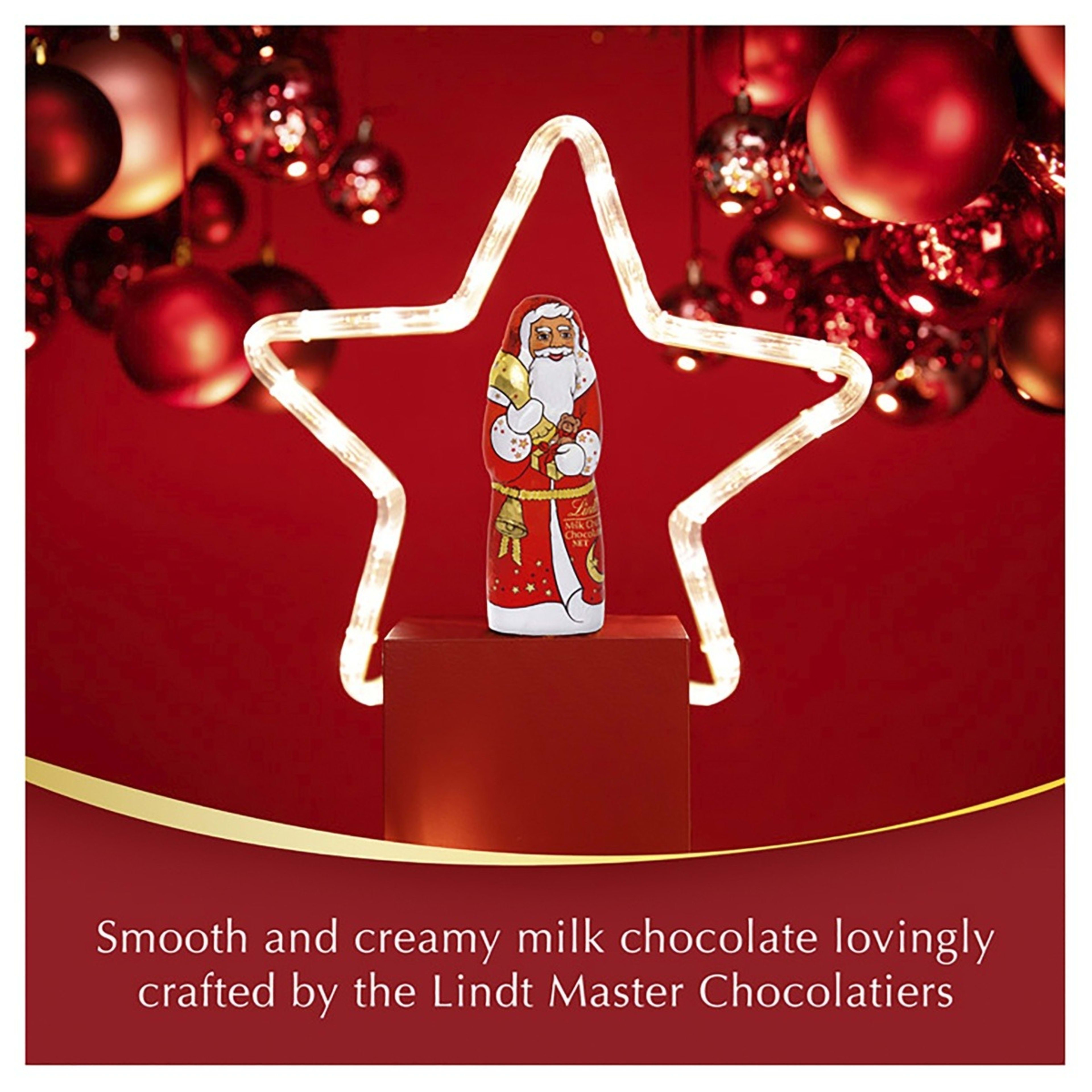8 Lindt Mini Milk Chocolate Santa Bag 80g, 8 of 8
