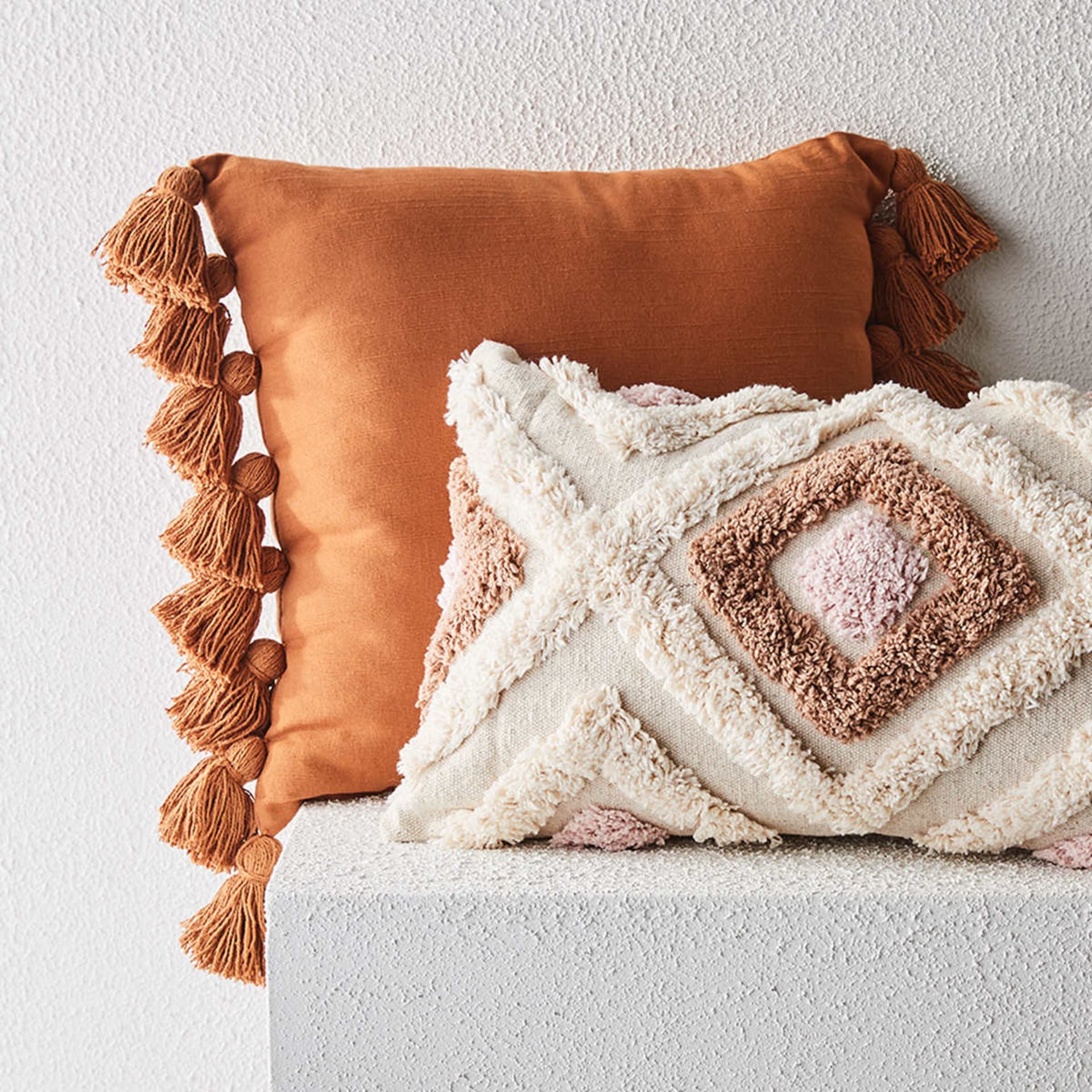 Layla Cushion Tan Kmart