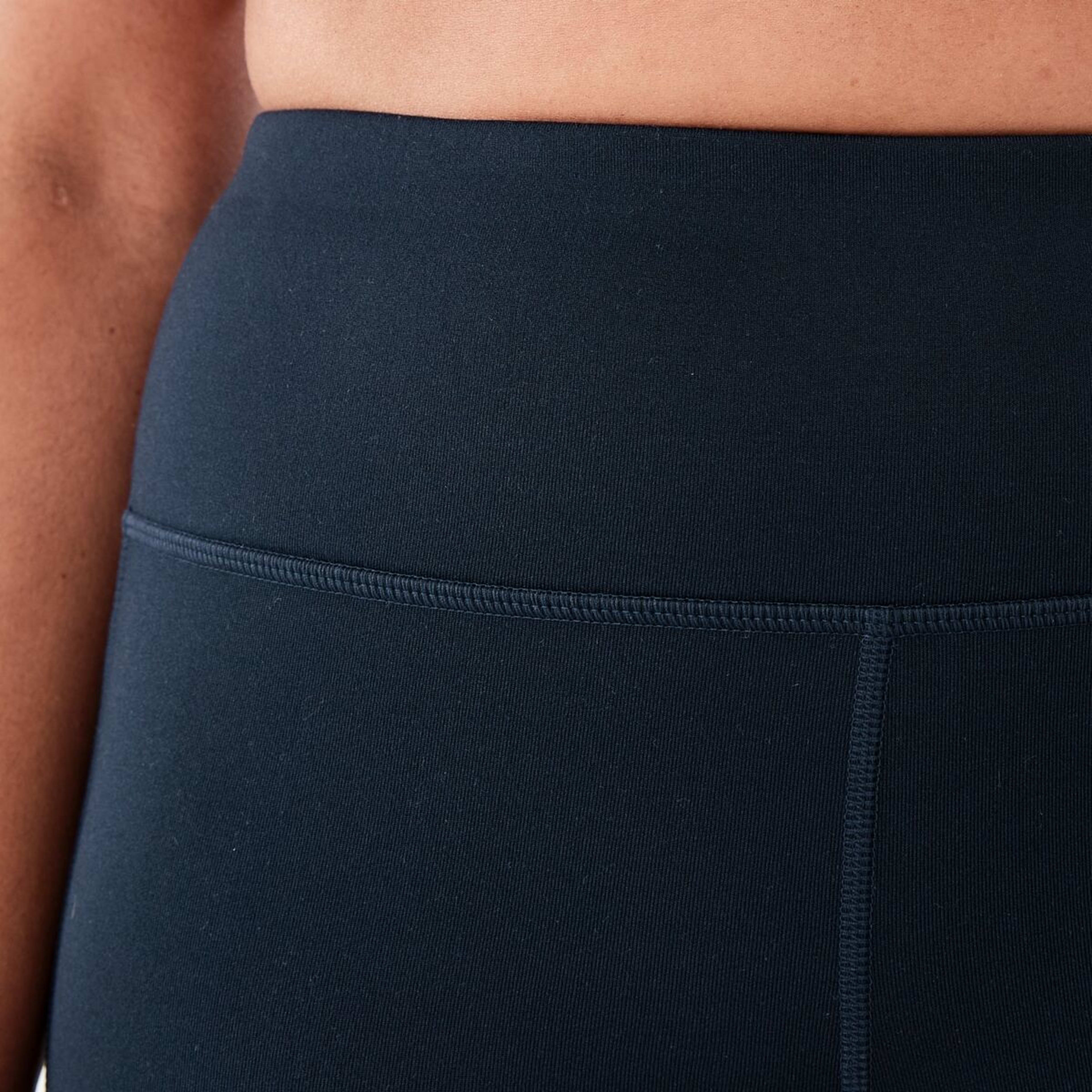 4 Active Womens Full Length Fleece Leggings Shade Navy, 4 of 5