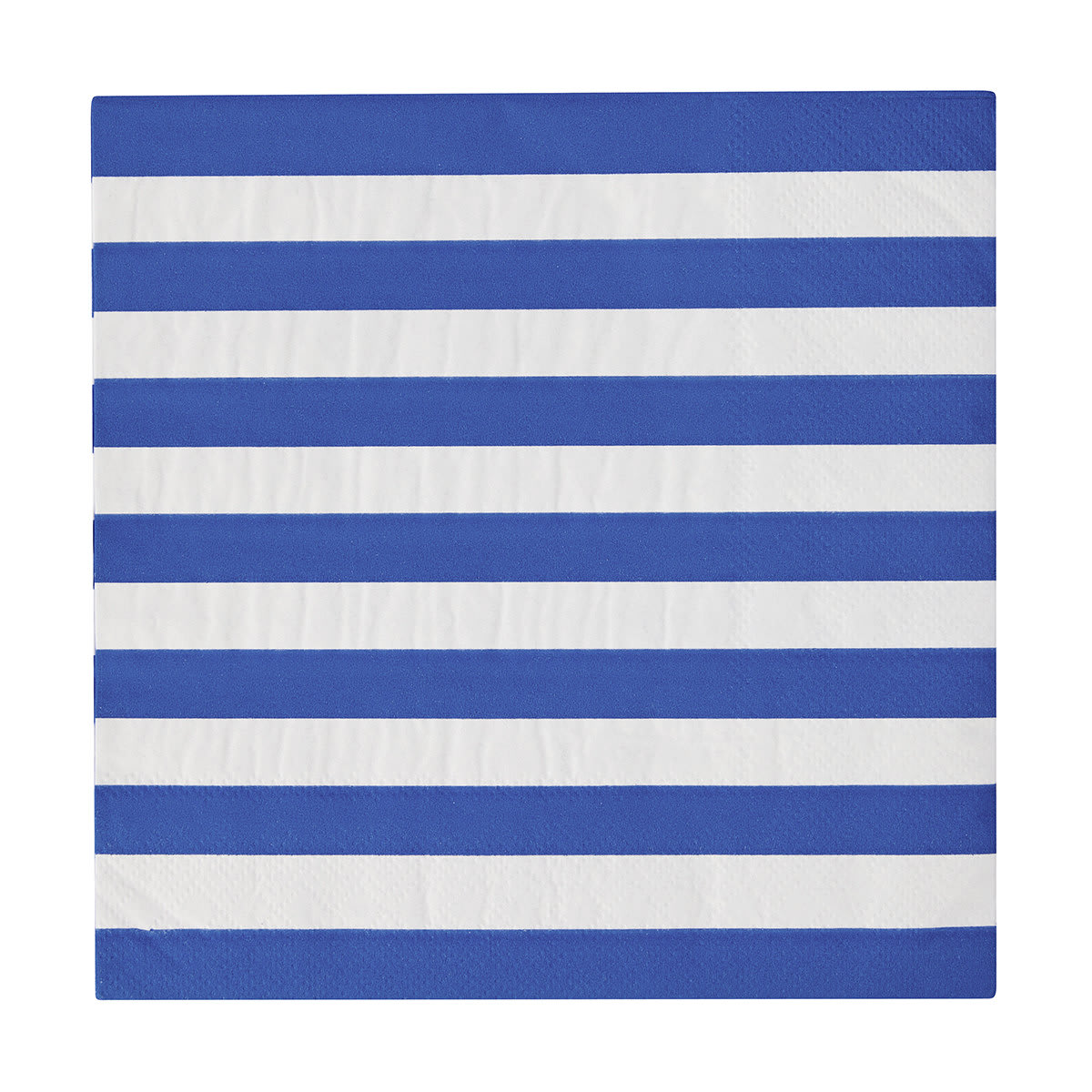 50 Pack Blue Stripe Napkins Kmart