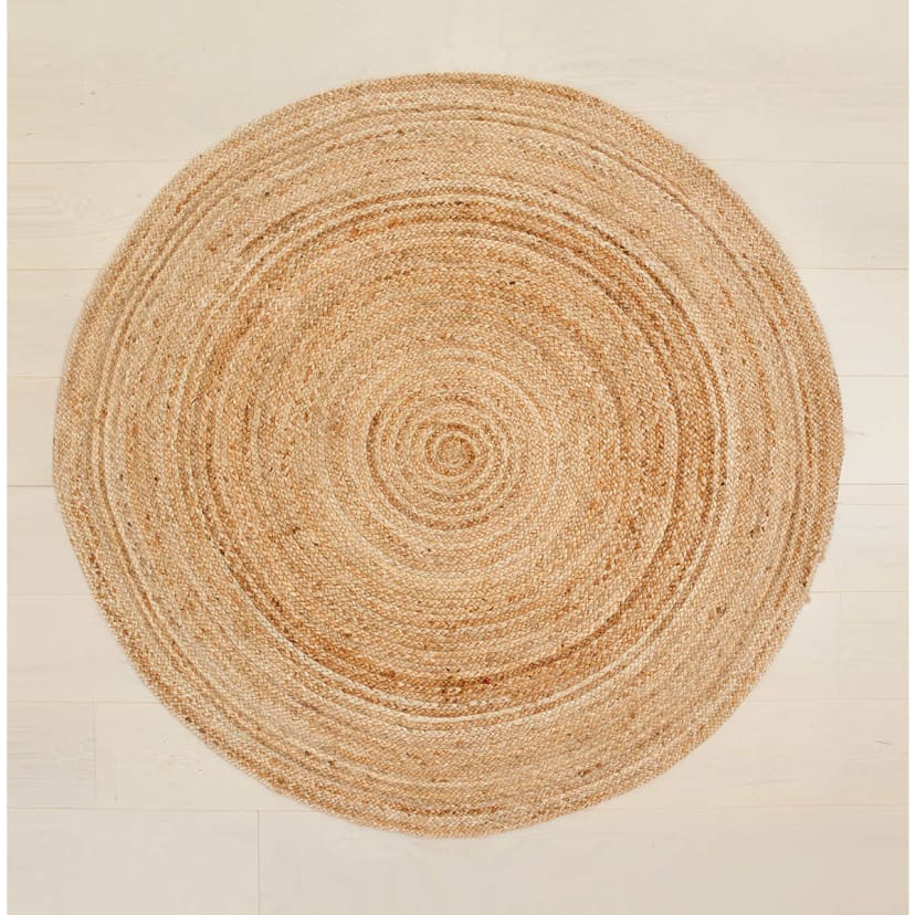 Round Jute Rug Natural 180cm Kmart NZ