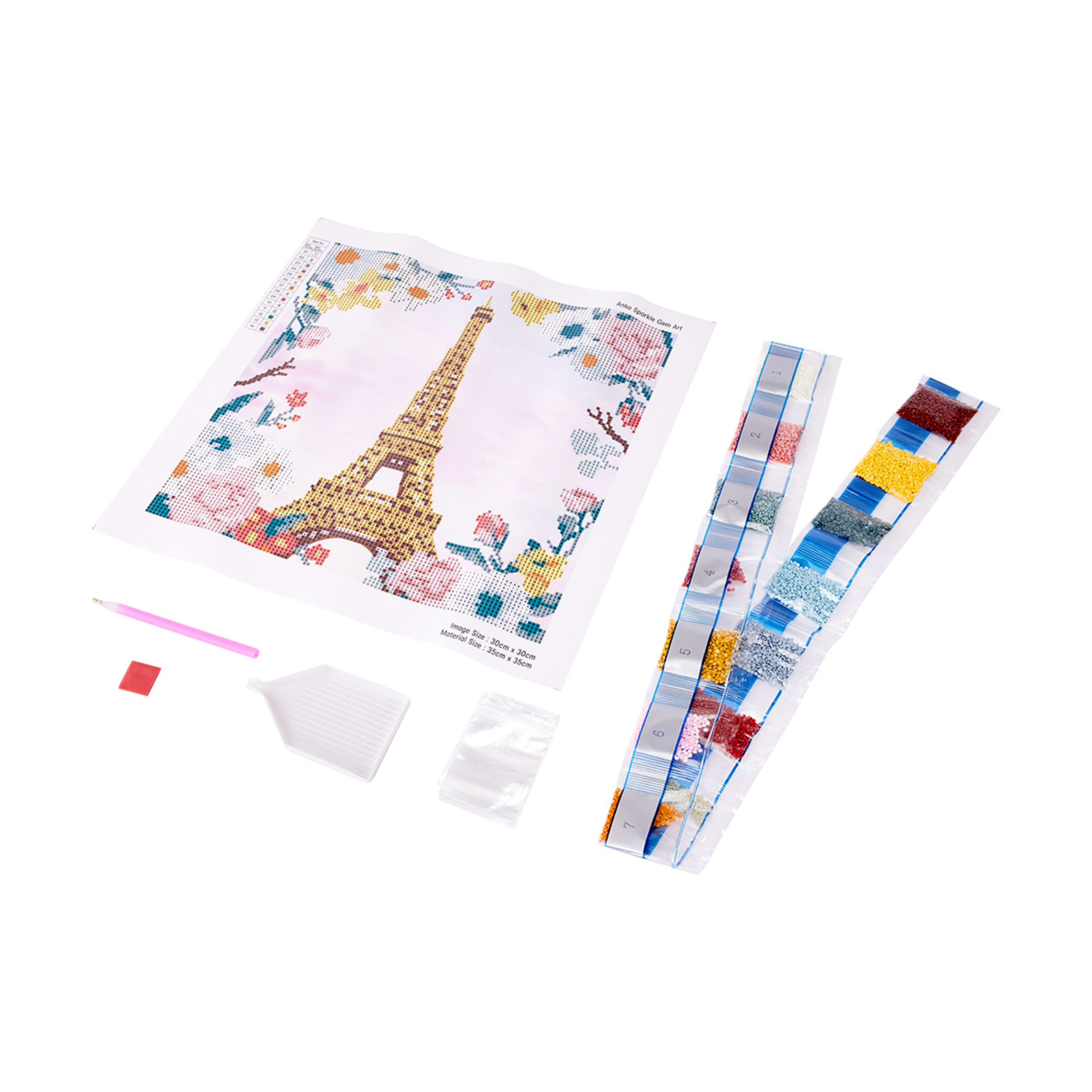 Sparkle Gem Art Paris Kmart