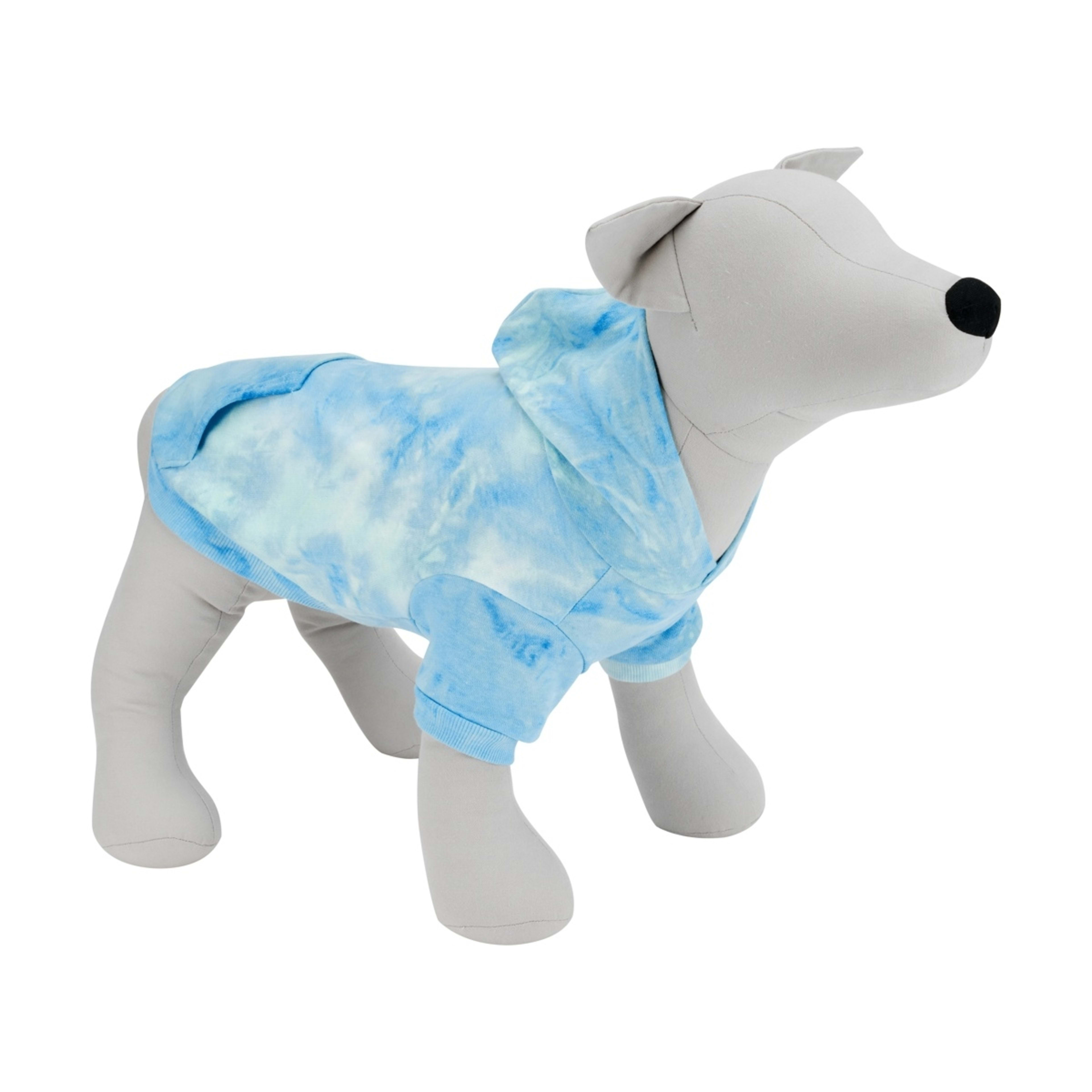 1 Pet Hoodie Tie-Dye - Small, Blue
