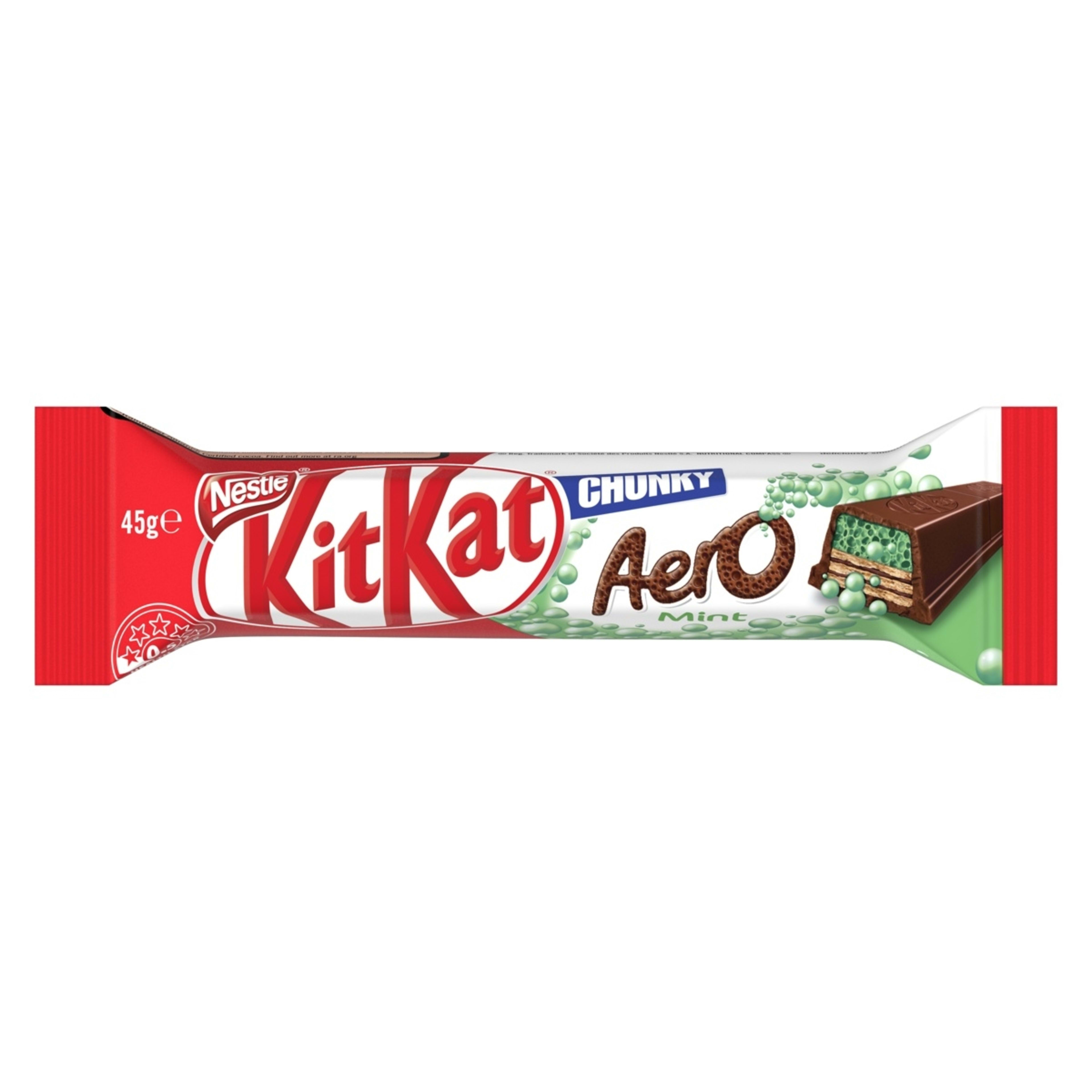 2 Nestle KitKat Chunky Aero Mint 45g, 2 of 3