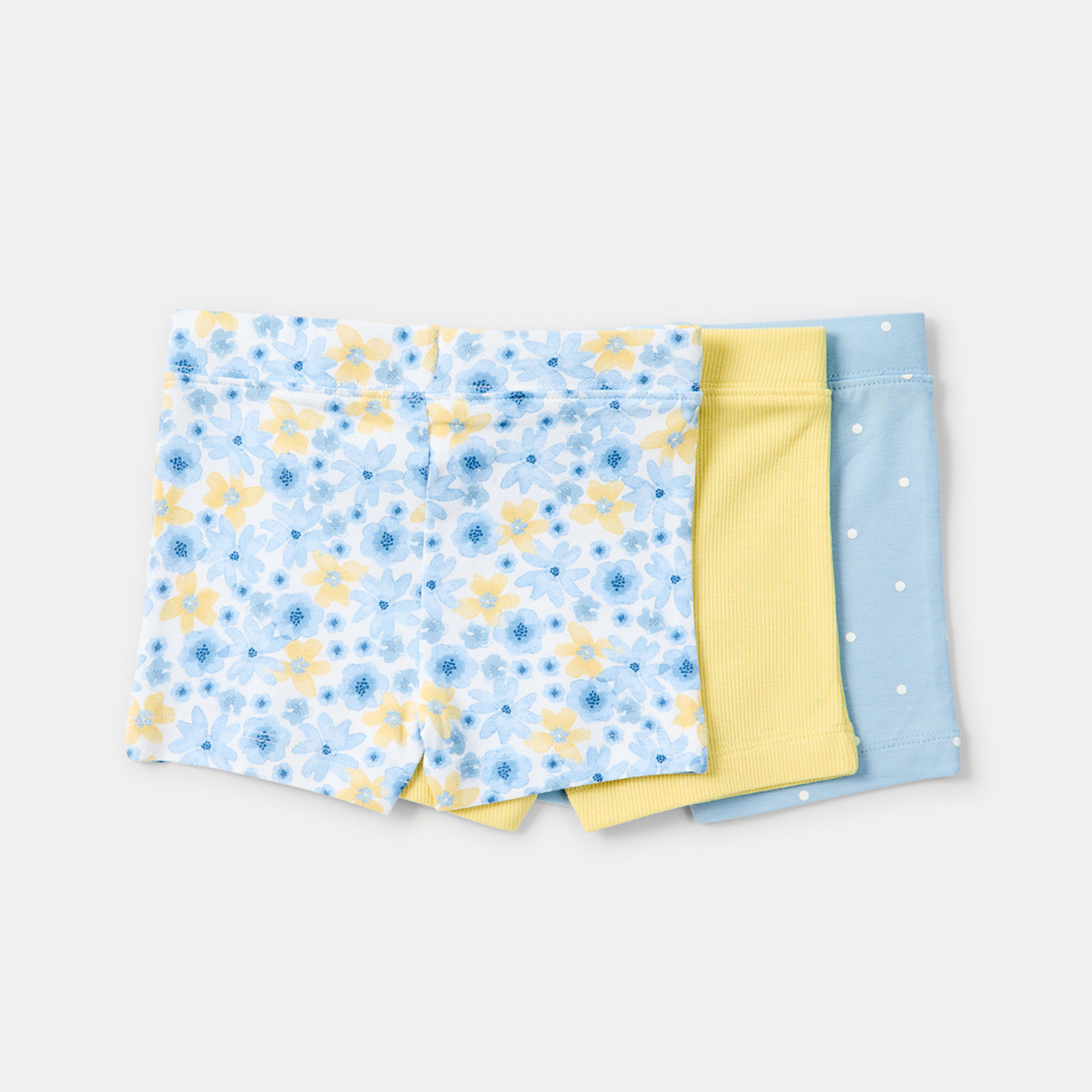 2 3 Pack Shorts Blue Dots, 2 of 8