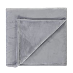 Soft Touch Blanket - Double/Queen Bed, Grey
