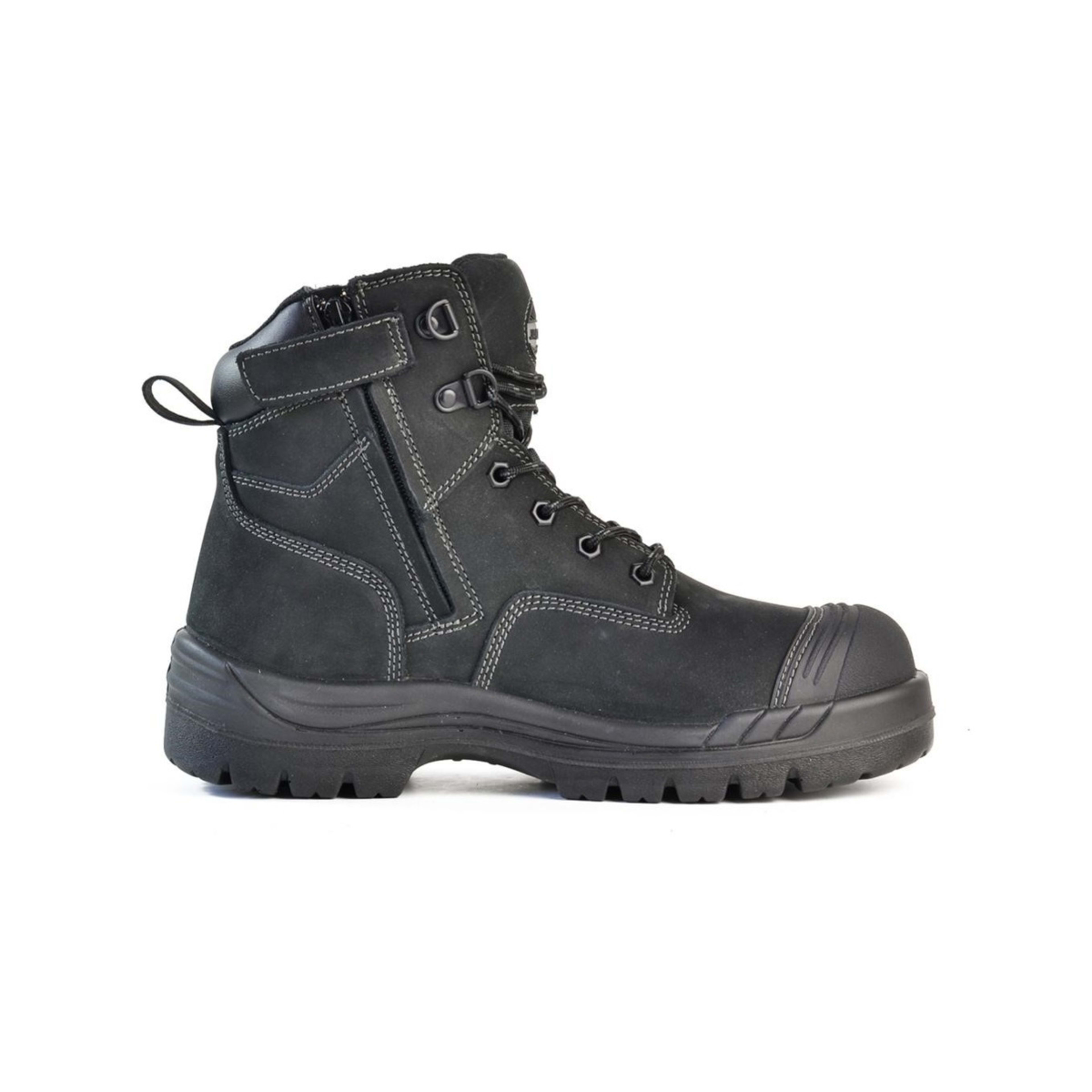 2 Digger Zip Sided Safety Boots Black, 2 of 6