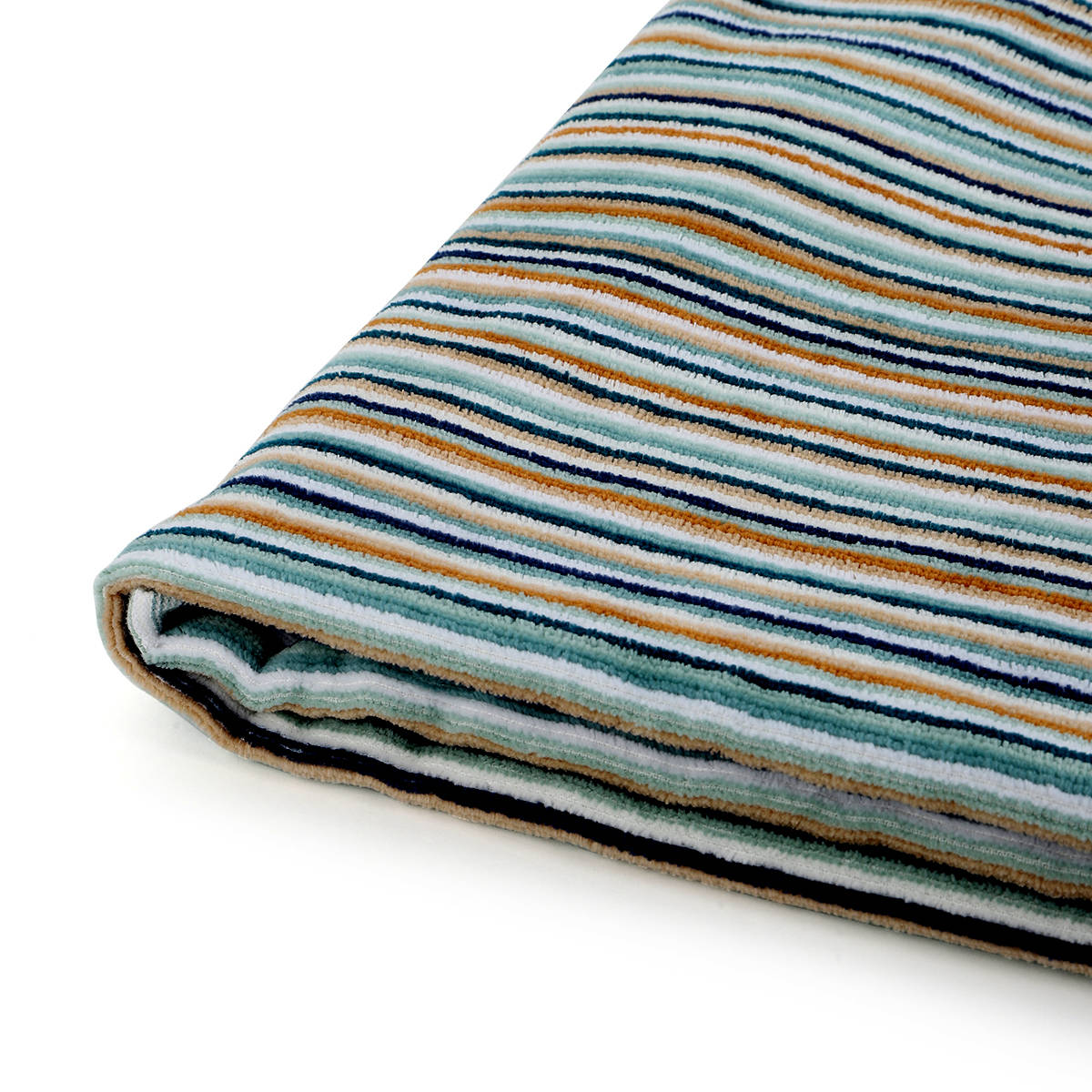 Mini Stripe Cotton Bath Towel Teal Kmart