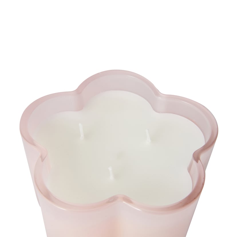 Fresh Pear & Freesia Flower Shaped Fragrant Candle - Kmart