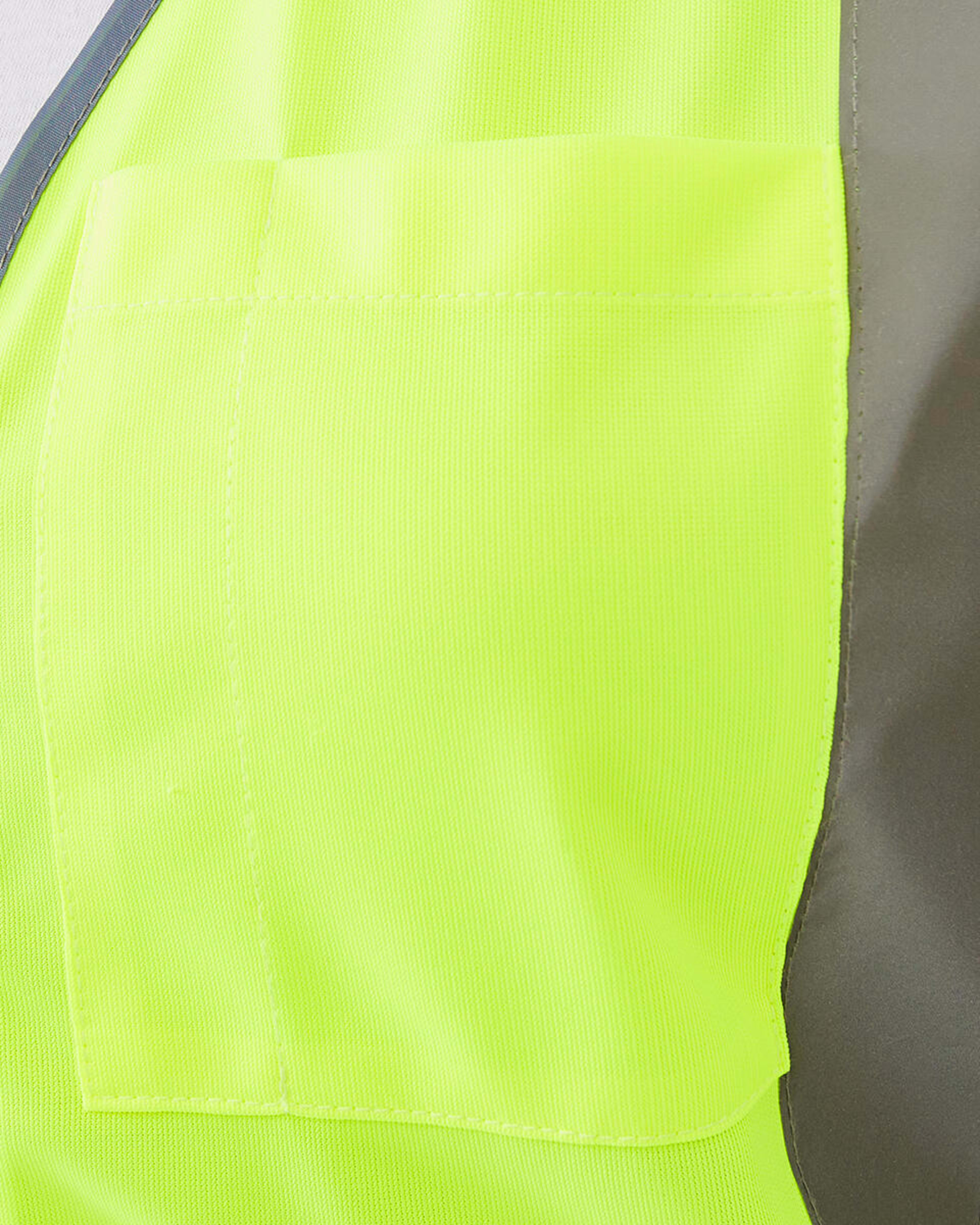 10 Workwear Hi-Visibility Vest FLURO YELLOW, 10 of 10