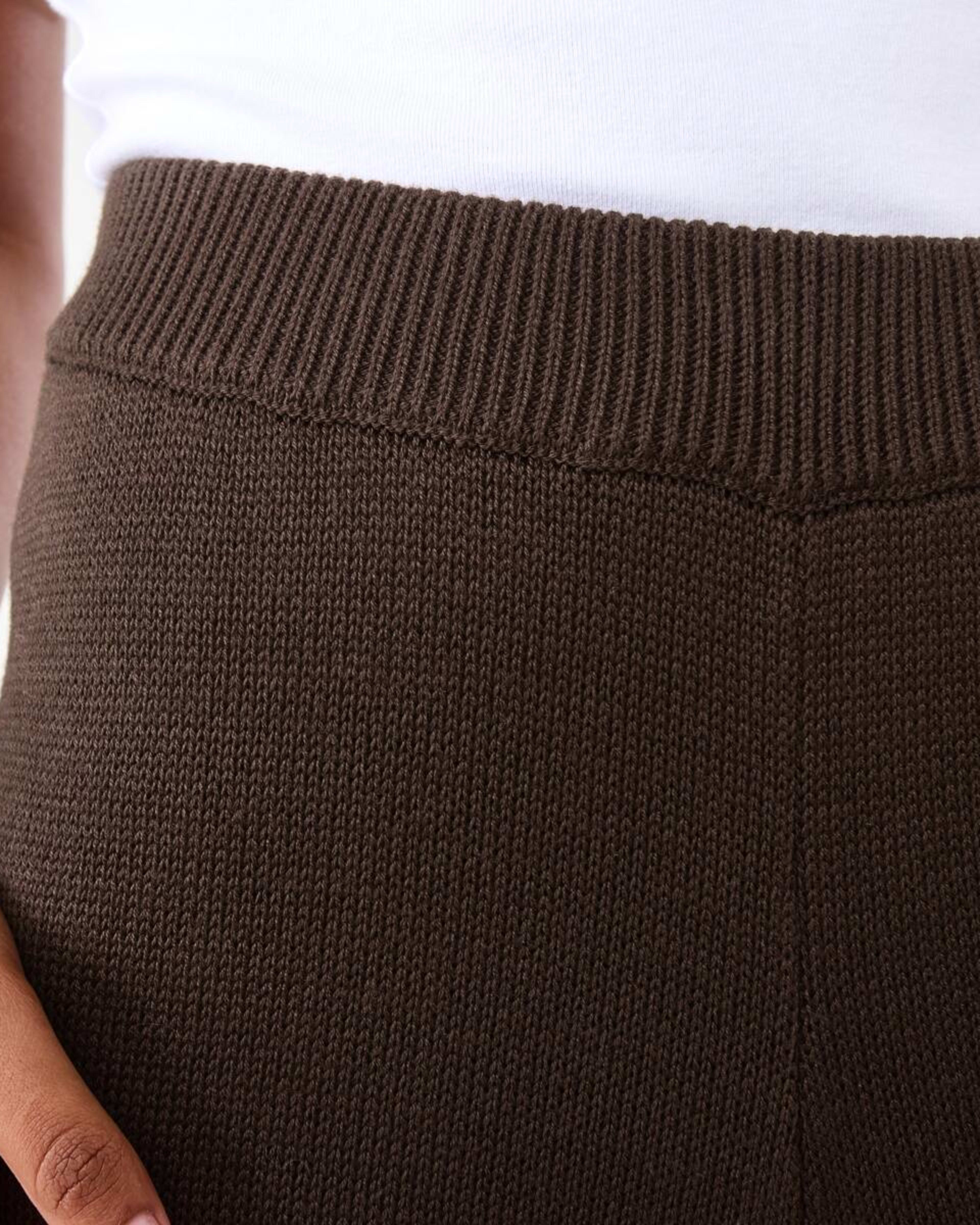 5 Rolled Up Hem True Knit Pants Melt Brown, 5 of 6