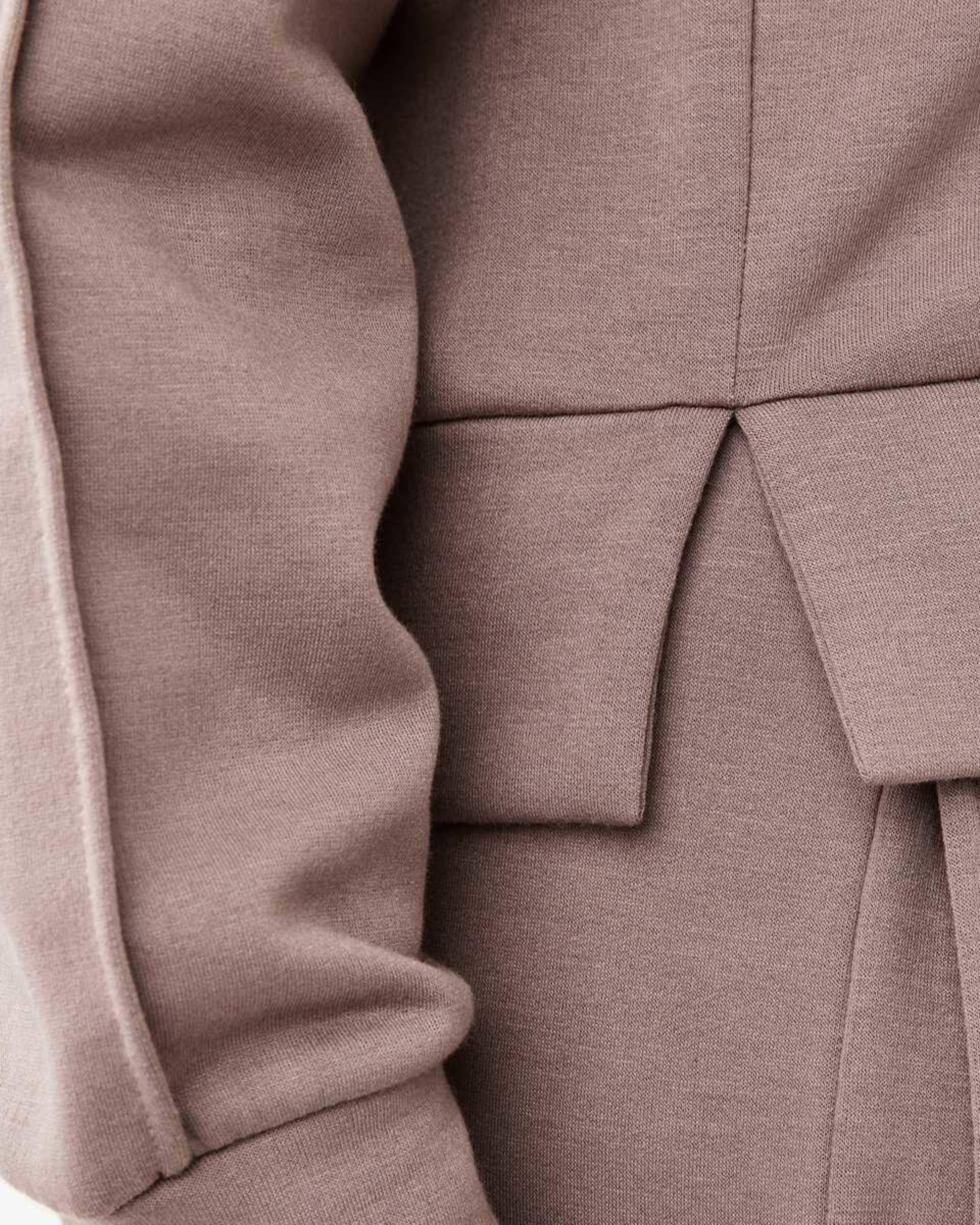 6 Soft Touch Boxy Crew Sweatshirt Taupe Brn, 6 of 6