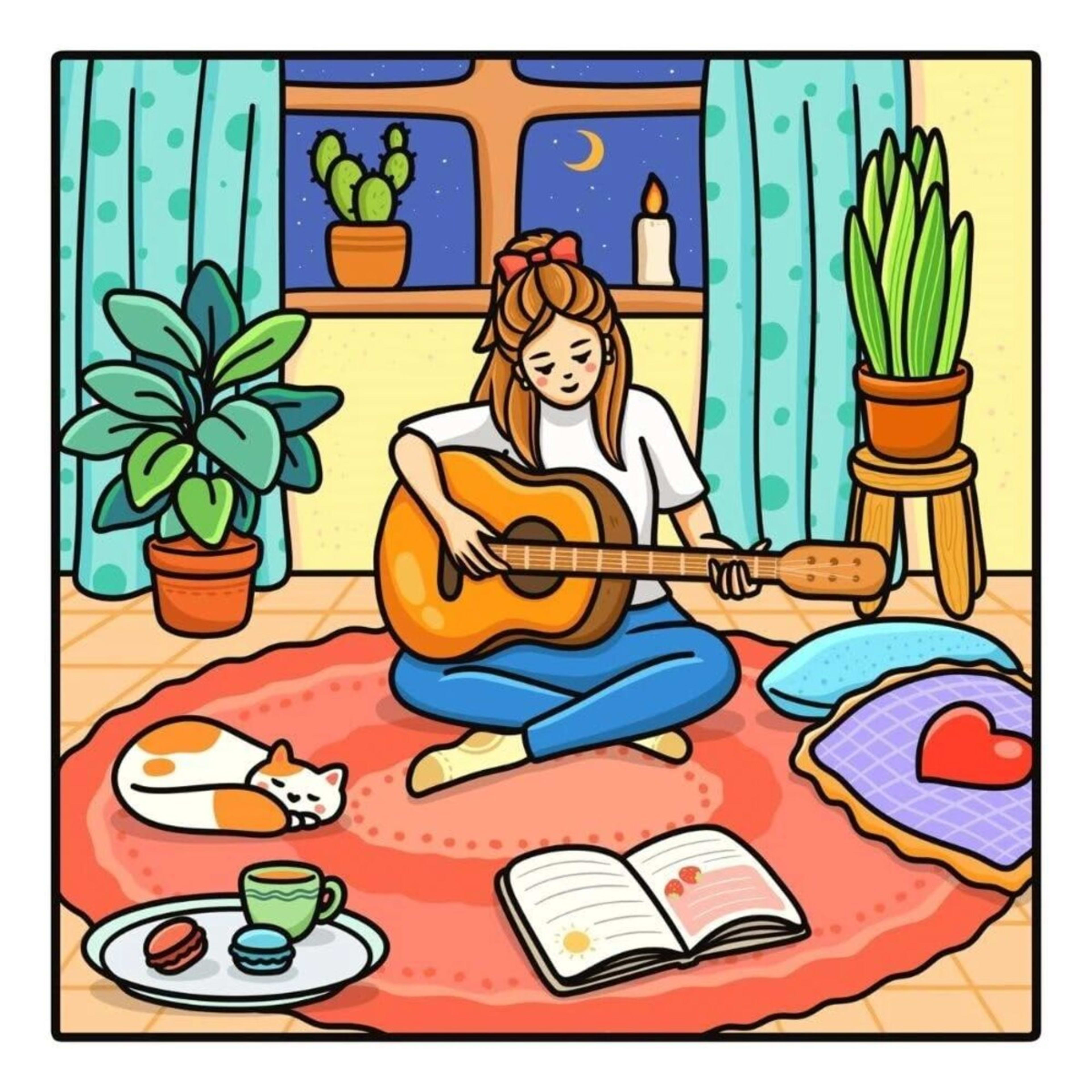 3 Bestie Moments Cute and Girly Colouring Book by Amelia Green - Book, 3 of 4