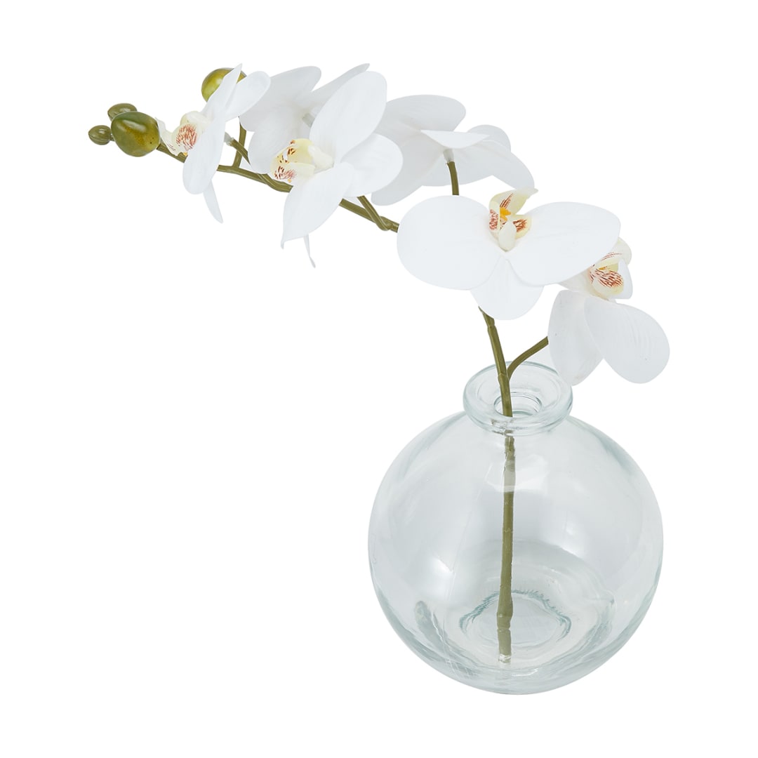 Artificial Orchid in Vase Kmart