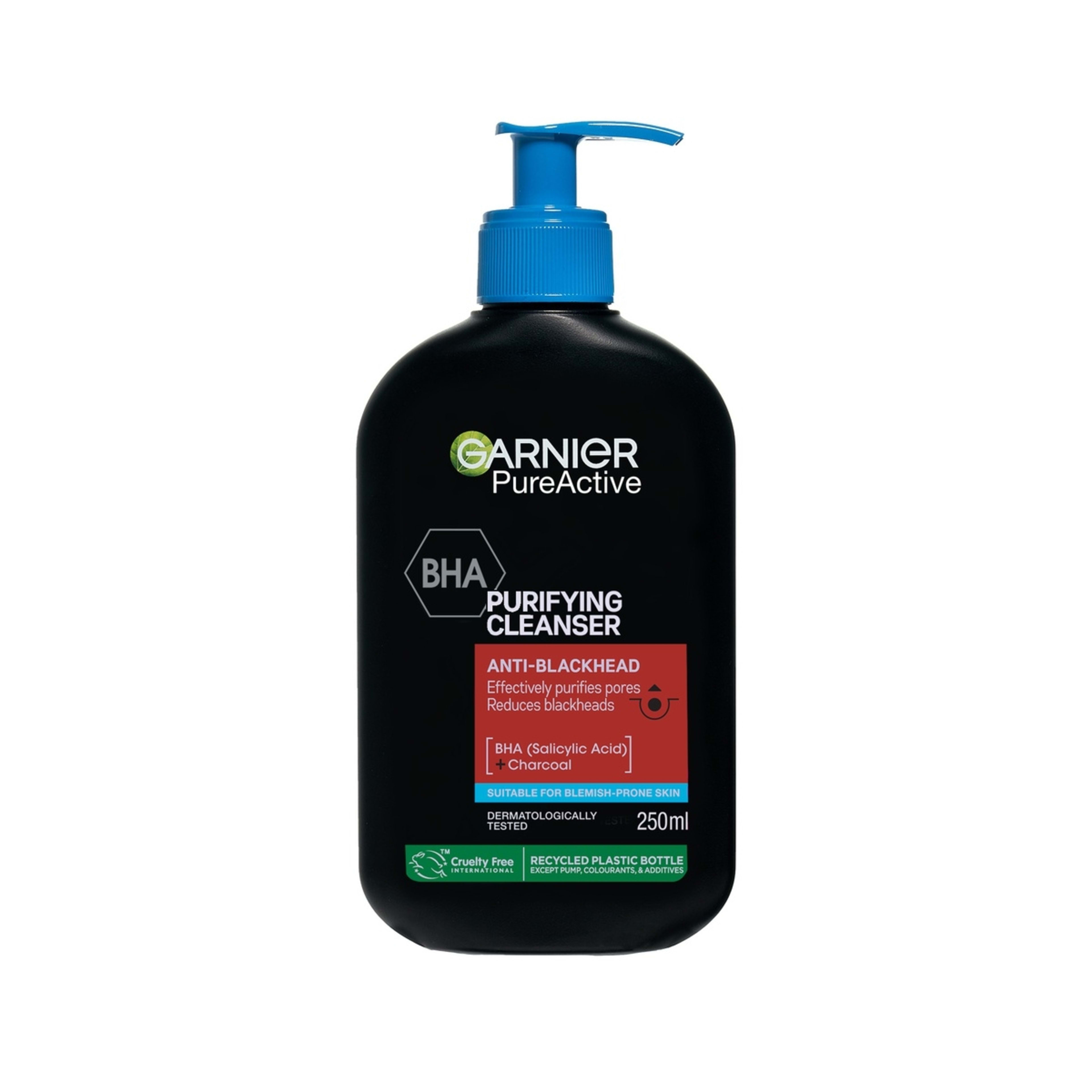 Garnier PureActive AntiBlackhead Purifying Cleanser 250ml Salicylic