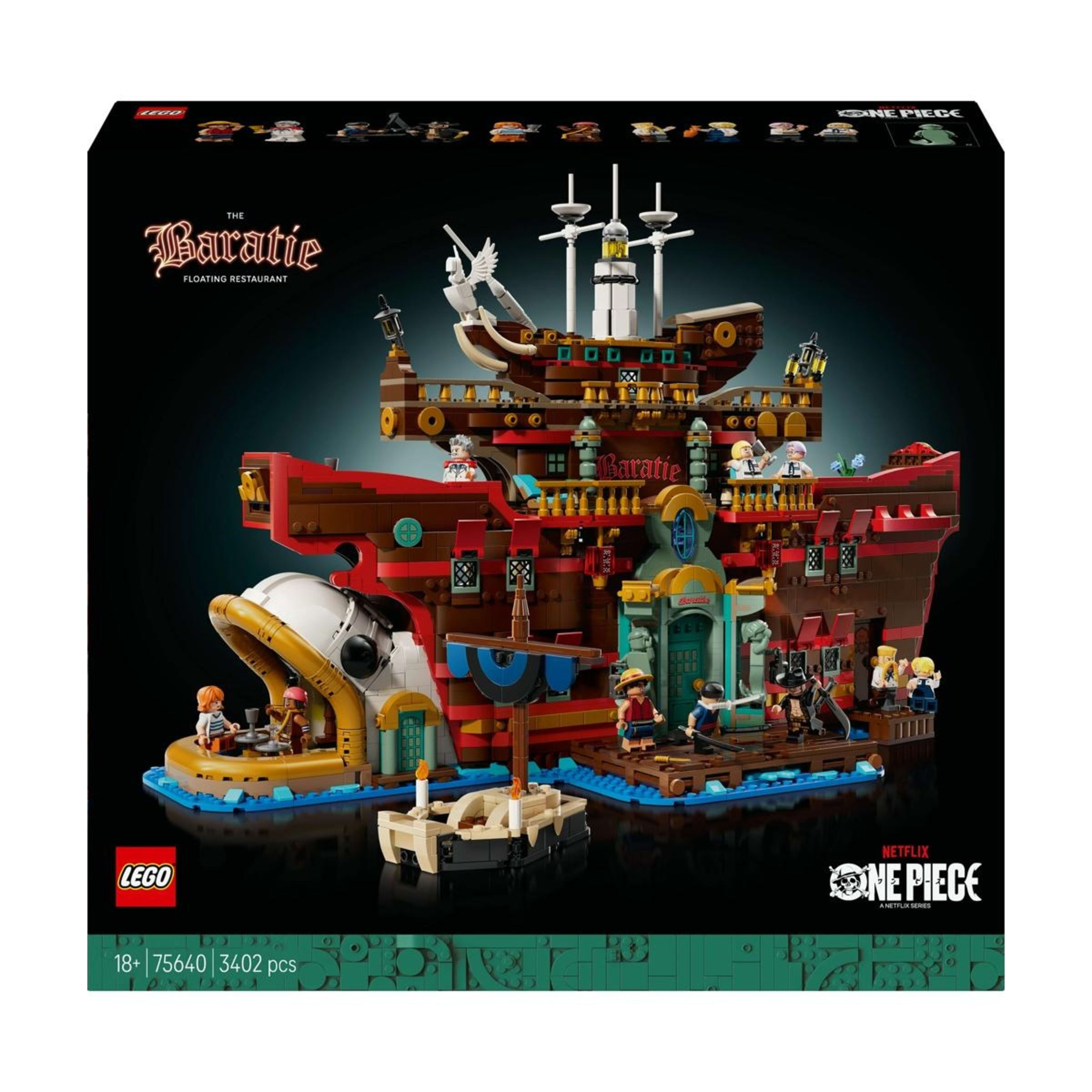 1 LEGO ONE PIECE The Baratie Floating Restaurant 75640, 1 of 10