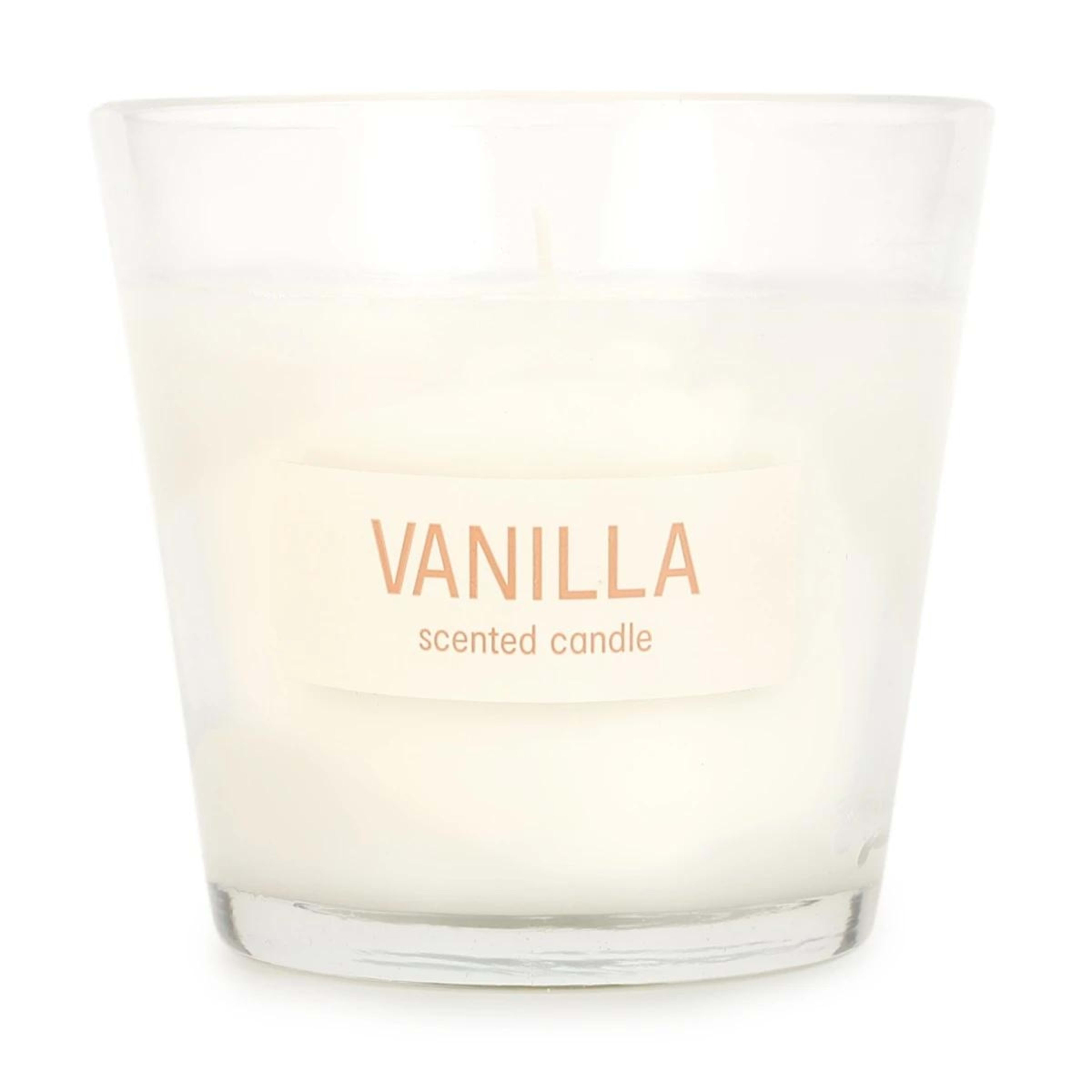 1 Vanilla and Jasmine Fragrant Candle In Glass
