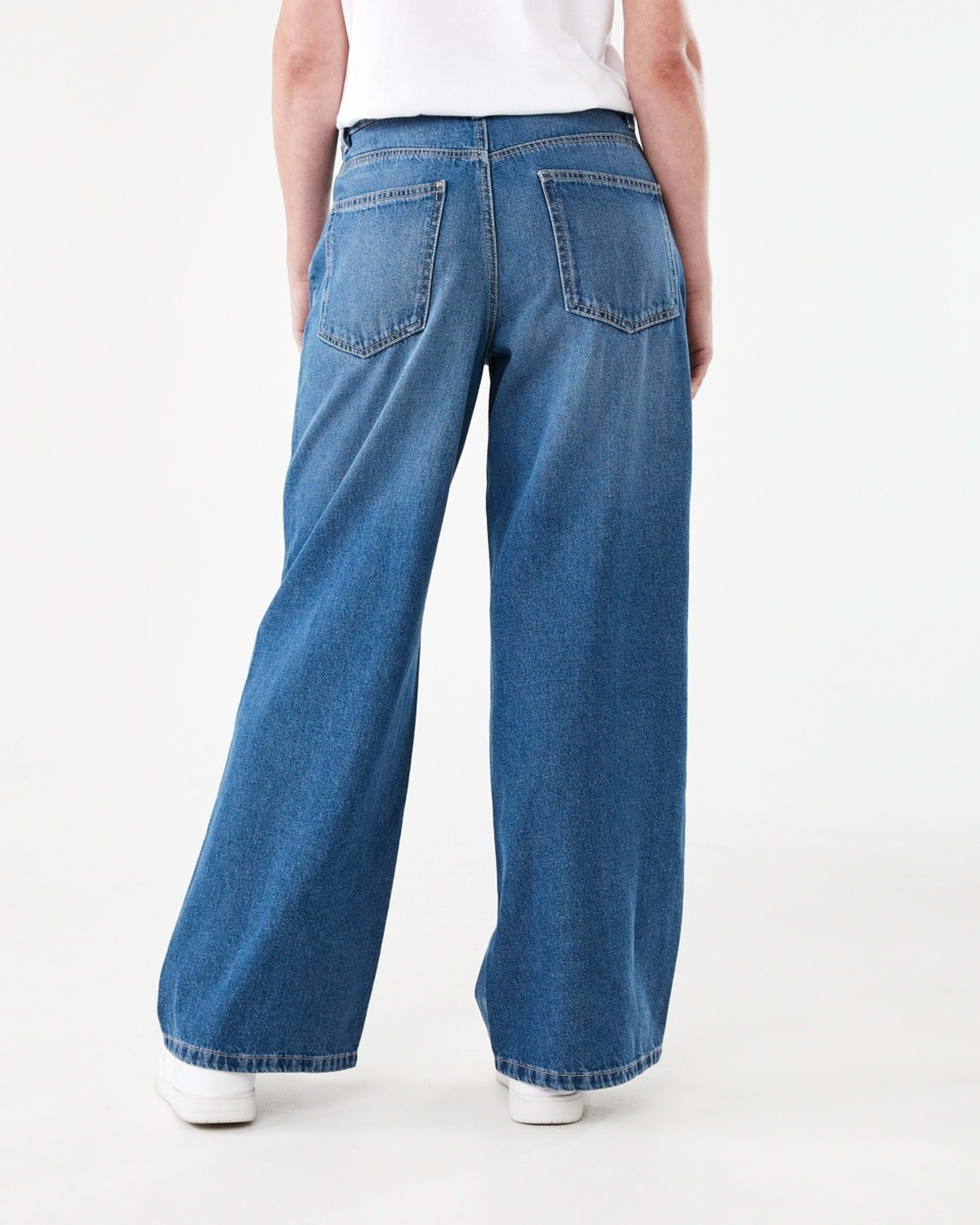 3 Wide Leg Jeans MID WASH, 3 of 6