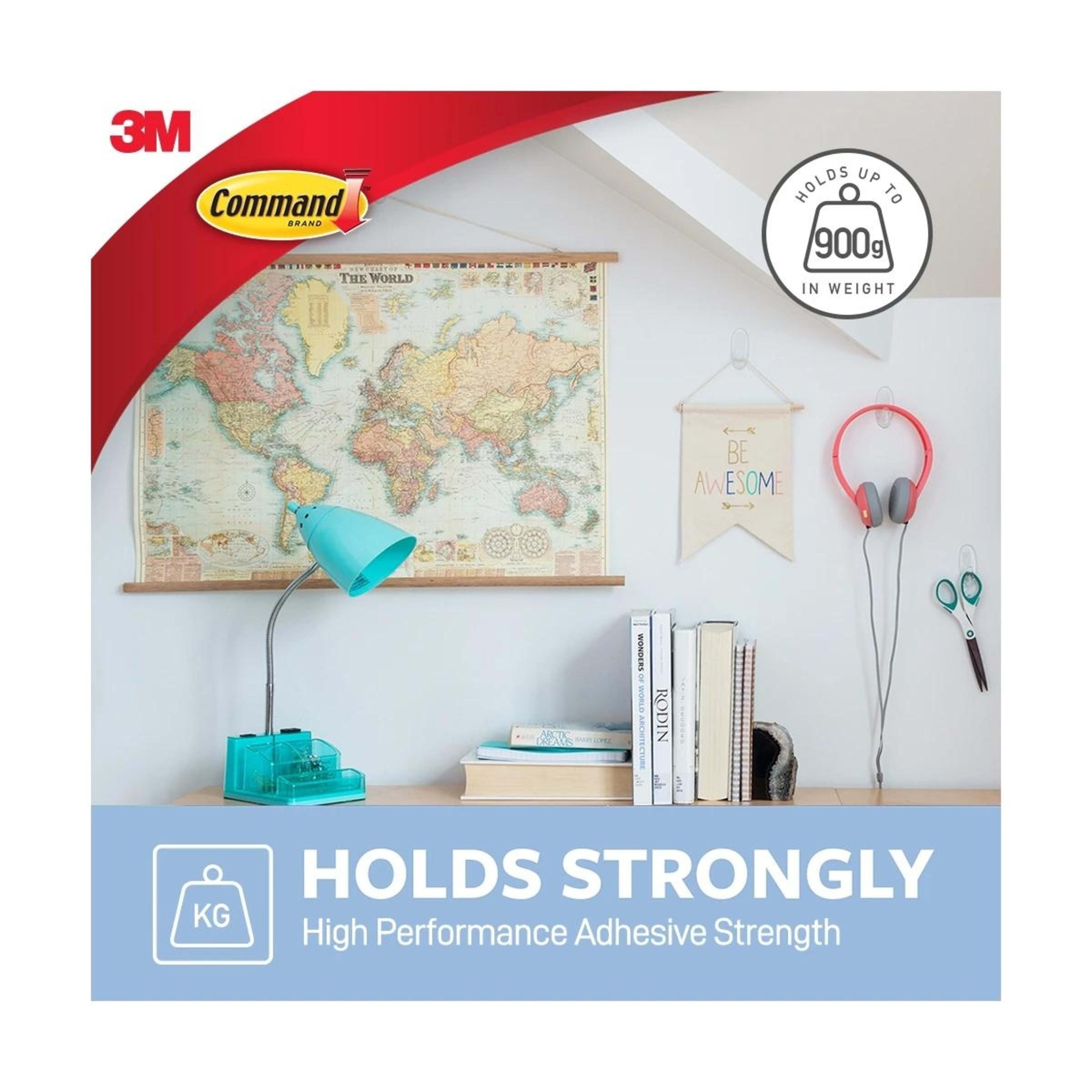 2 3M Command Medium Hooks - Clear, 2 of 5