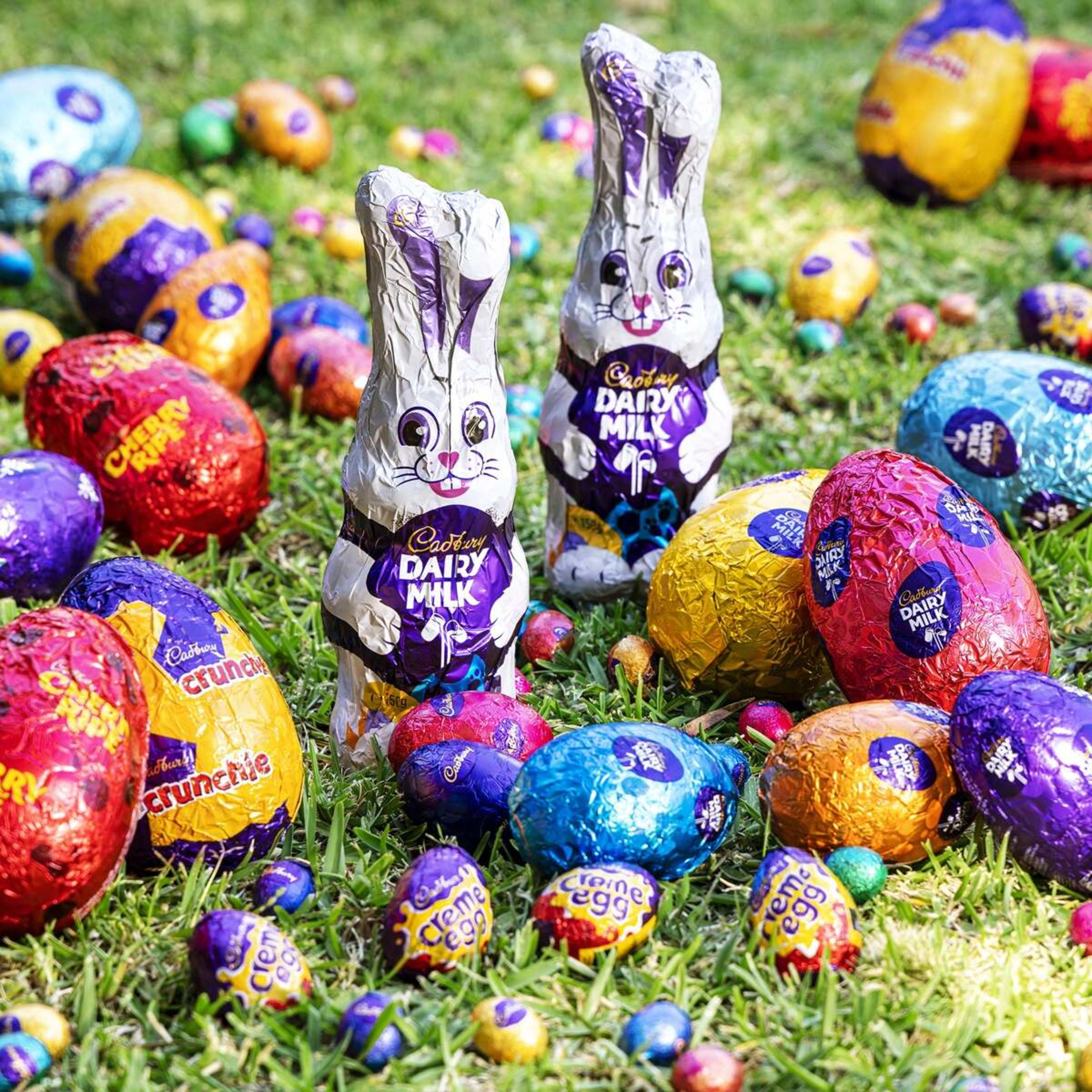 4 Cadbury Dairy Milk Chocolate Easter Bunny 150g - Assorted, 4 of 4