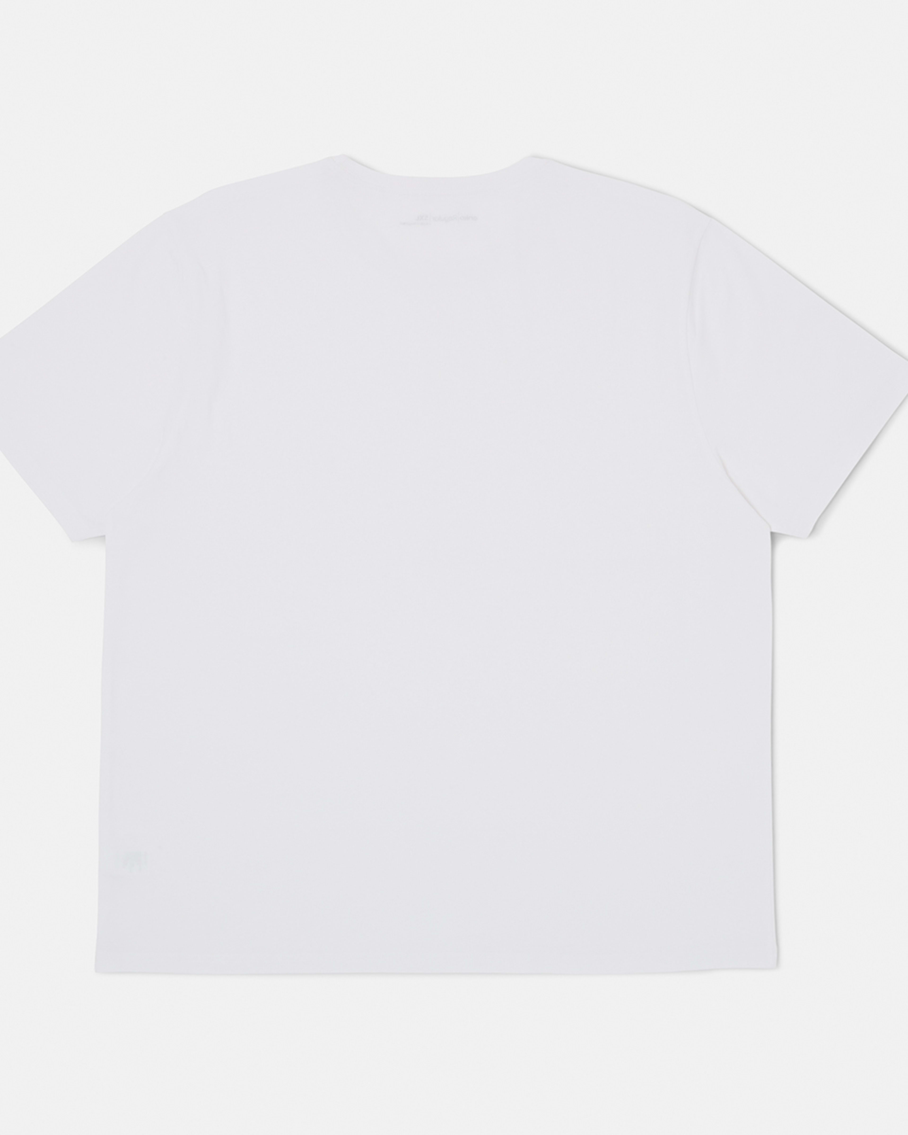 6 Men's Larger Size Basic Short Sleeve T-shirt White, 6 of 7