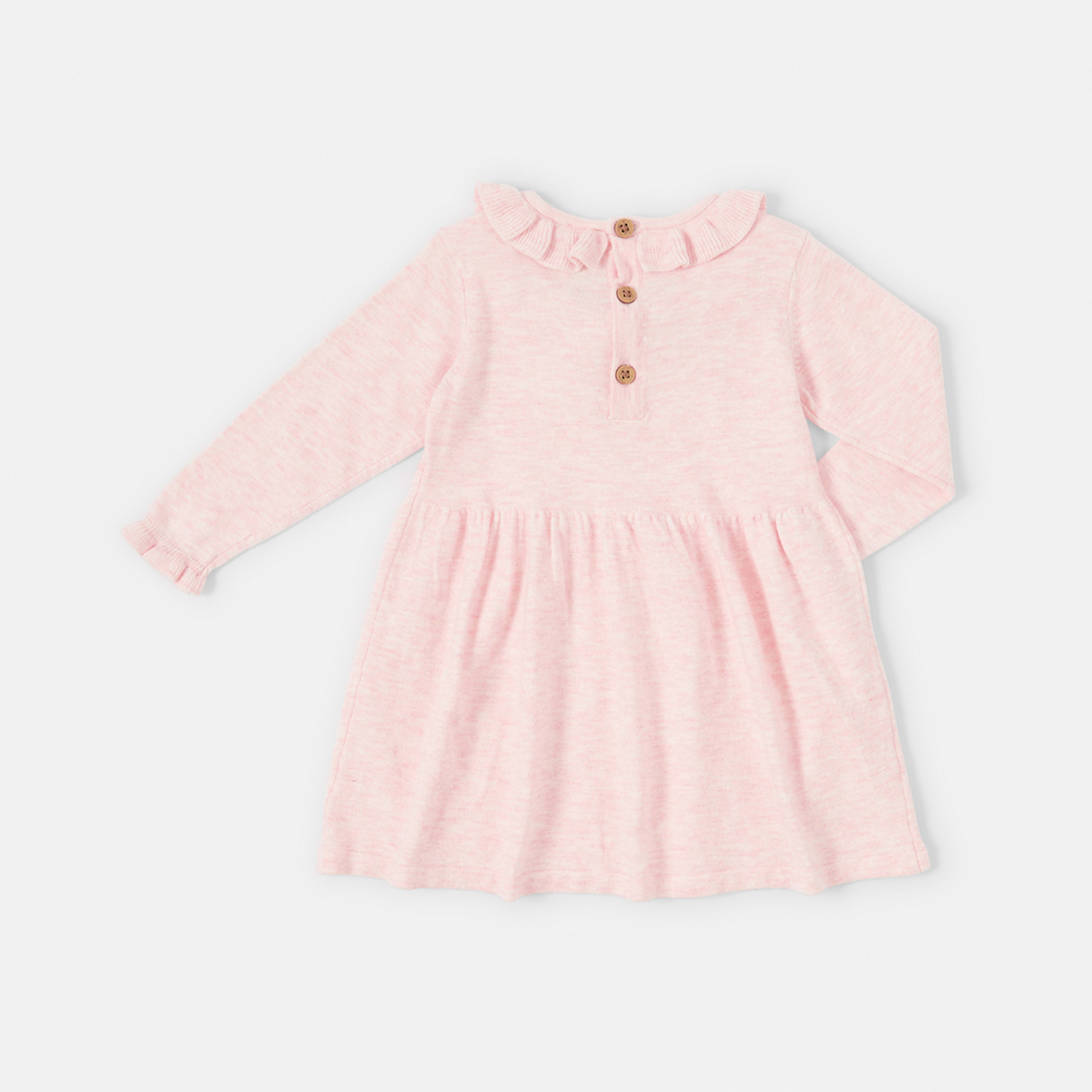 2 Frill Knitted Dress Pinkmarle, 2 of 3