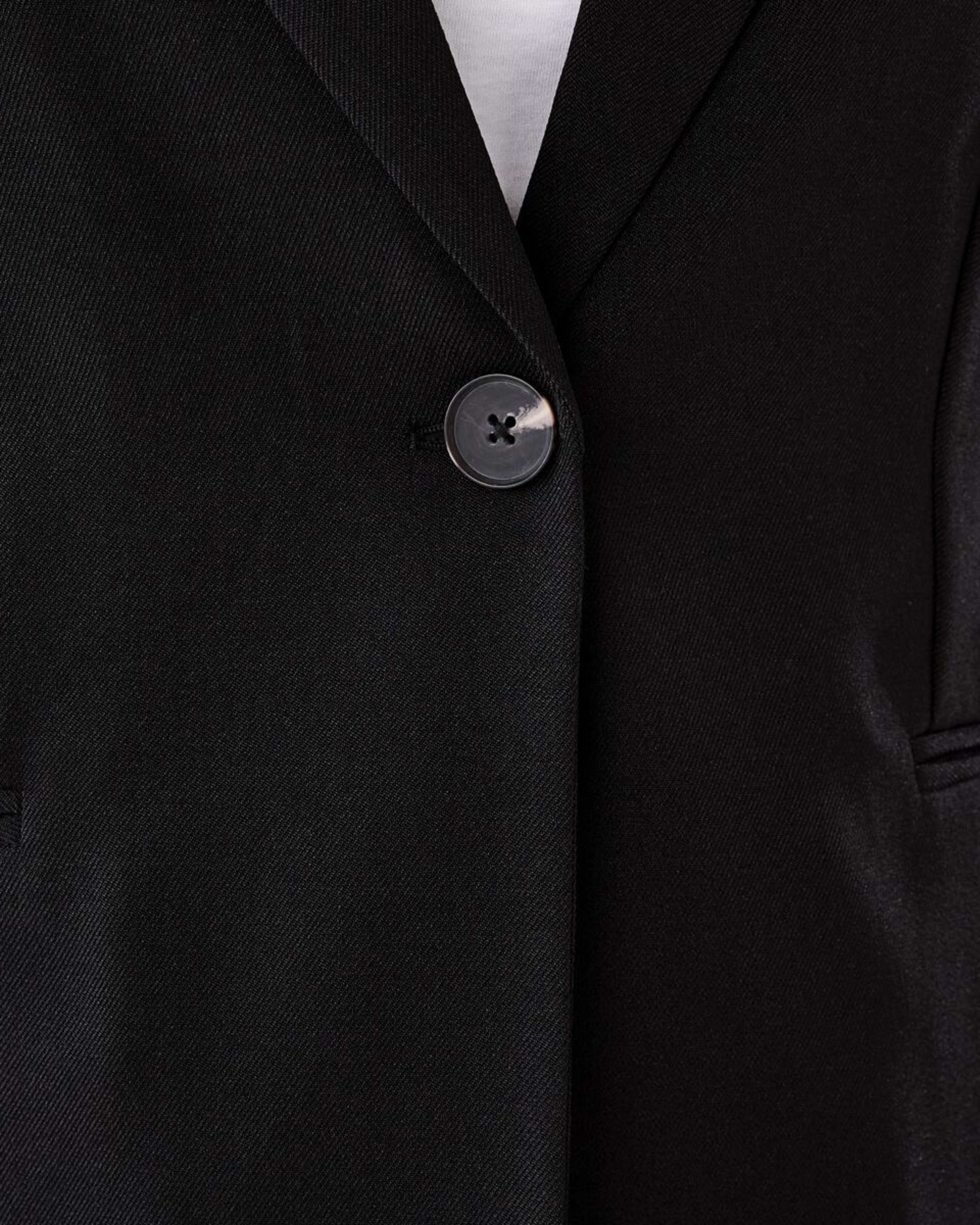 6 Ruched Sleeve Blazer BLACK, 6 of 7