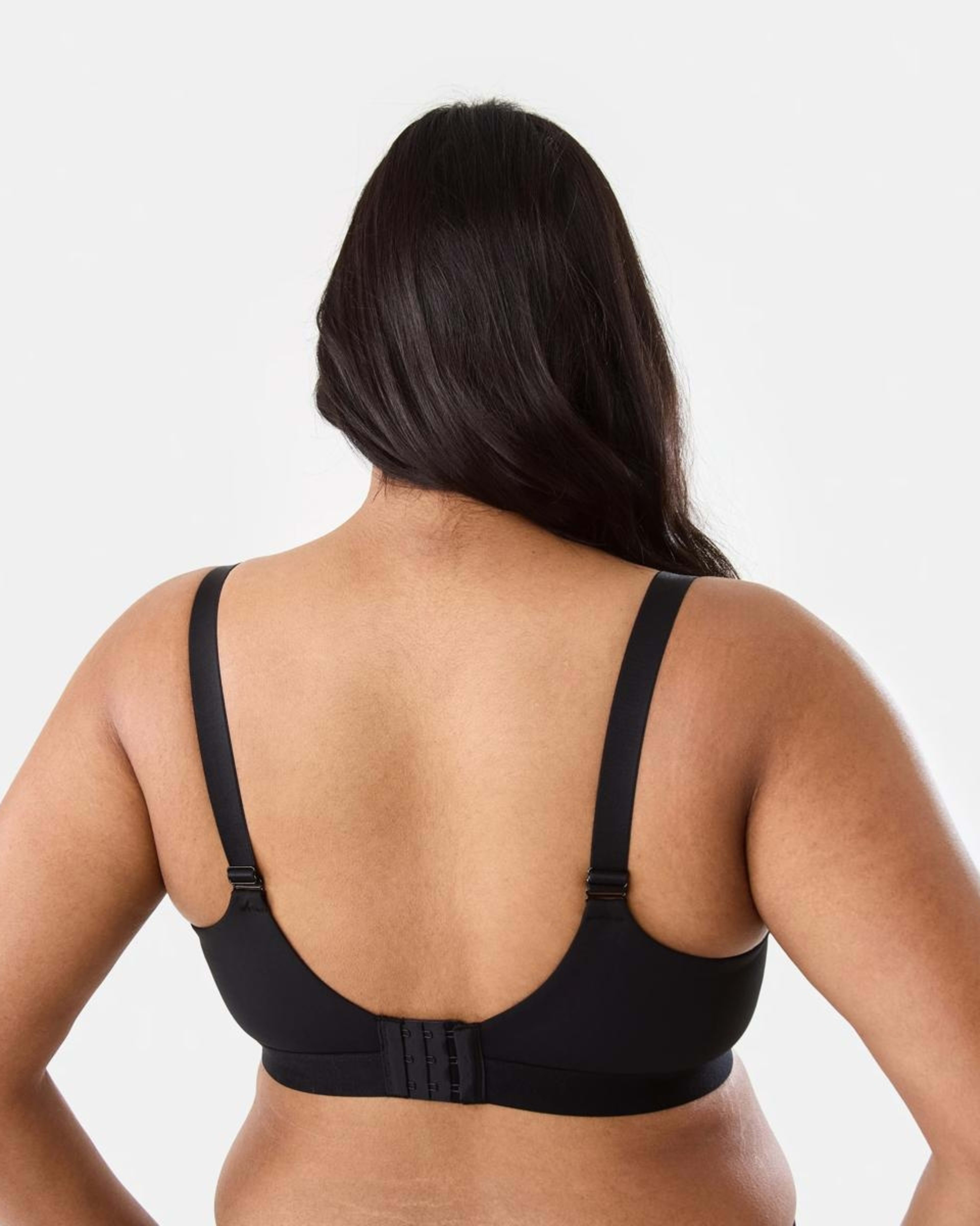 3 Full Figure Micro Mesh Bra BLACK, 3 of 6