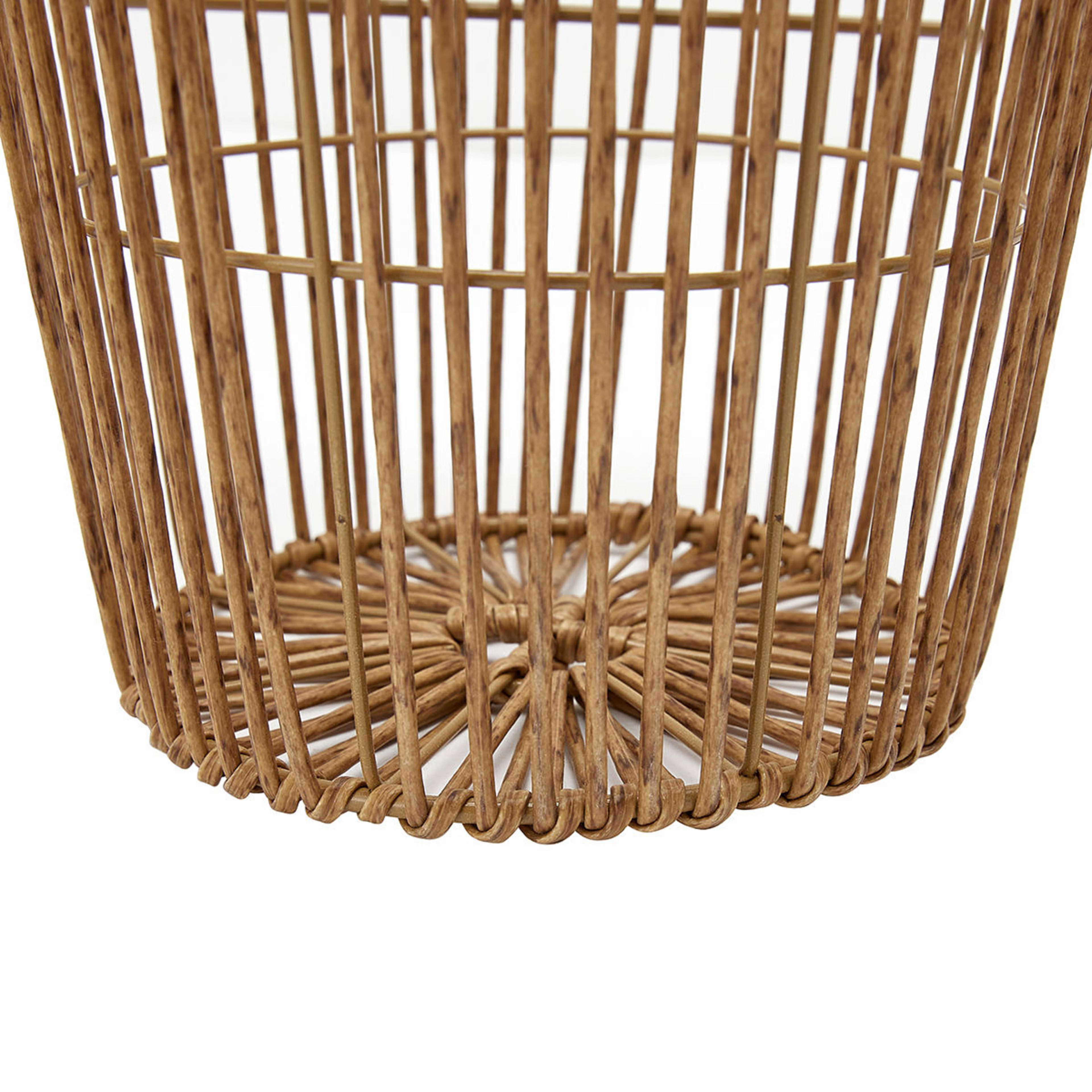 Rattan Look Peg Basket Brown Kmart