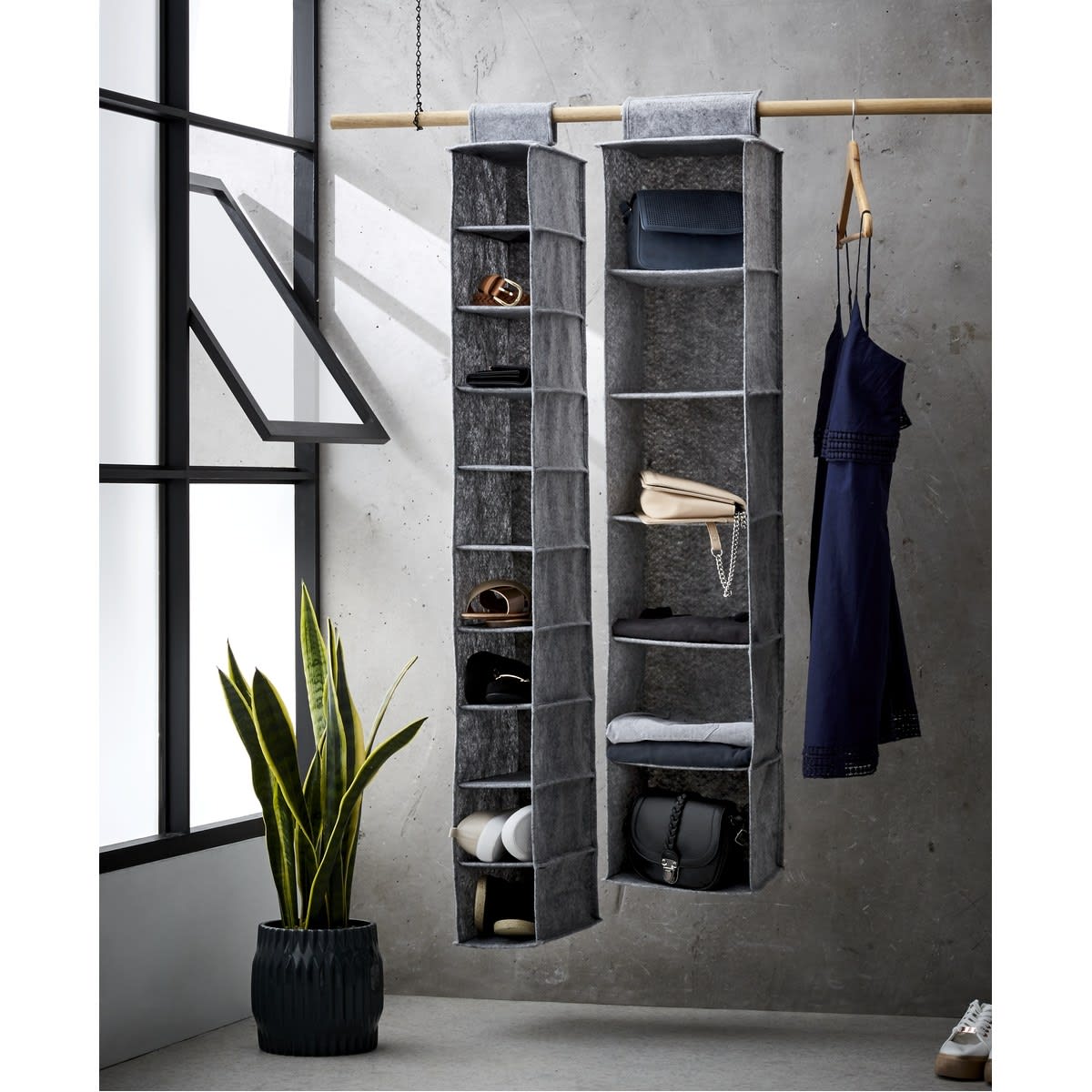 6 Shelf Hanging Organiser Kmart