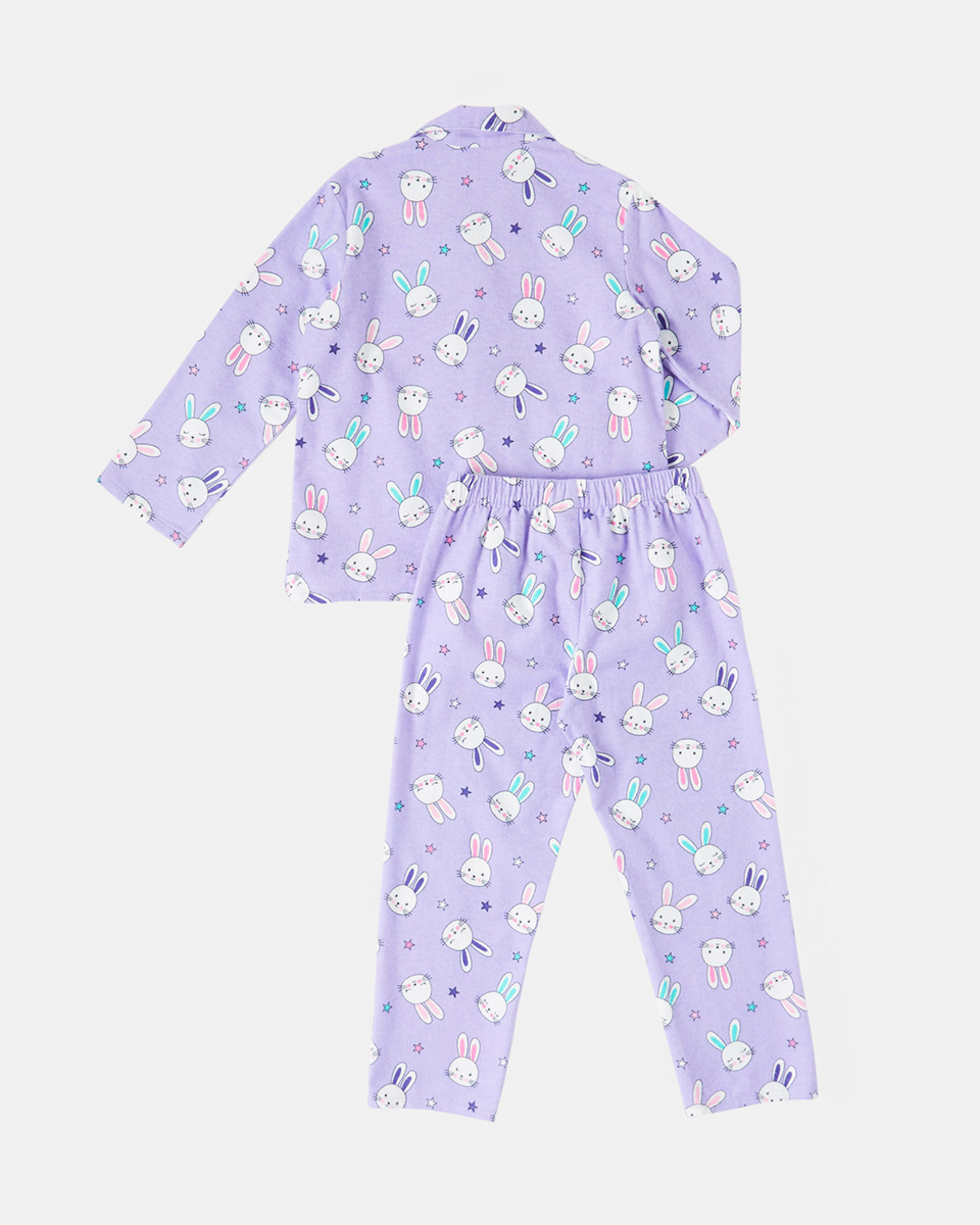 7 Flannelette Pyjama Set Bunny, 7 of 9