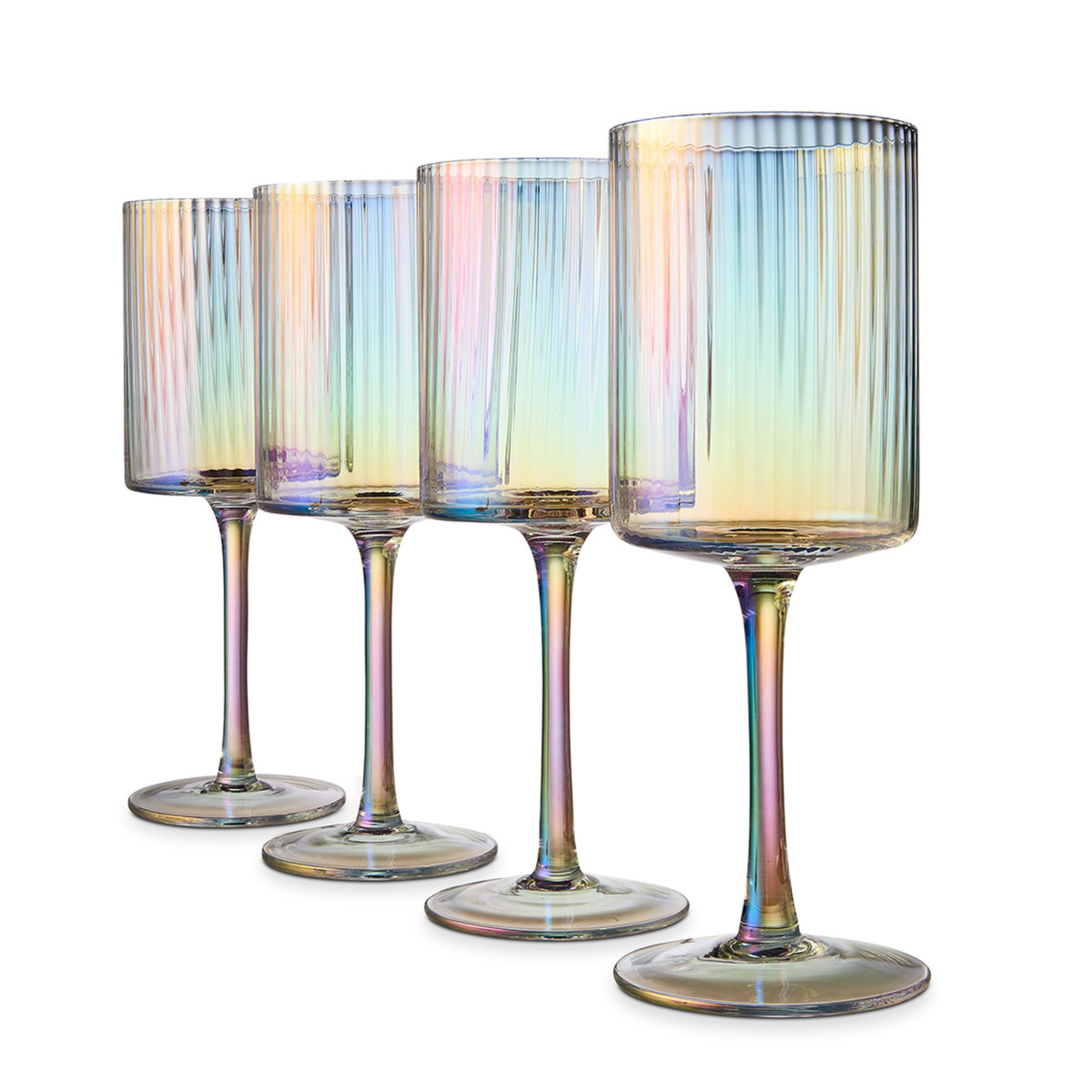 1 4 Lustre Wine Glasses, 1 of 7