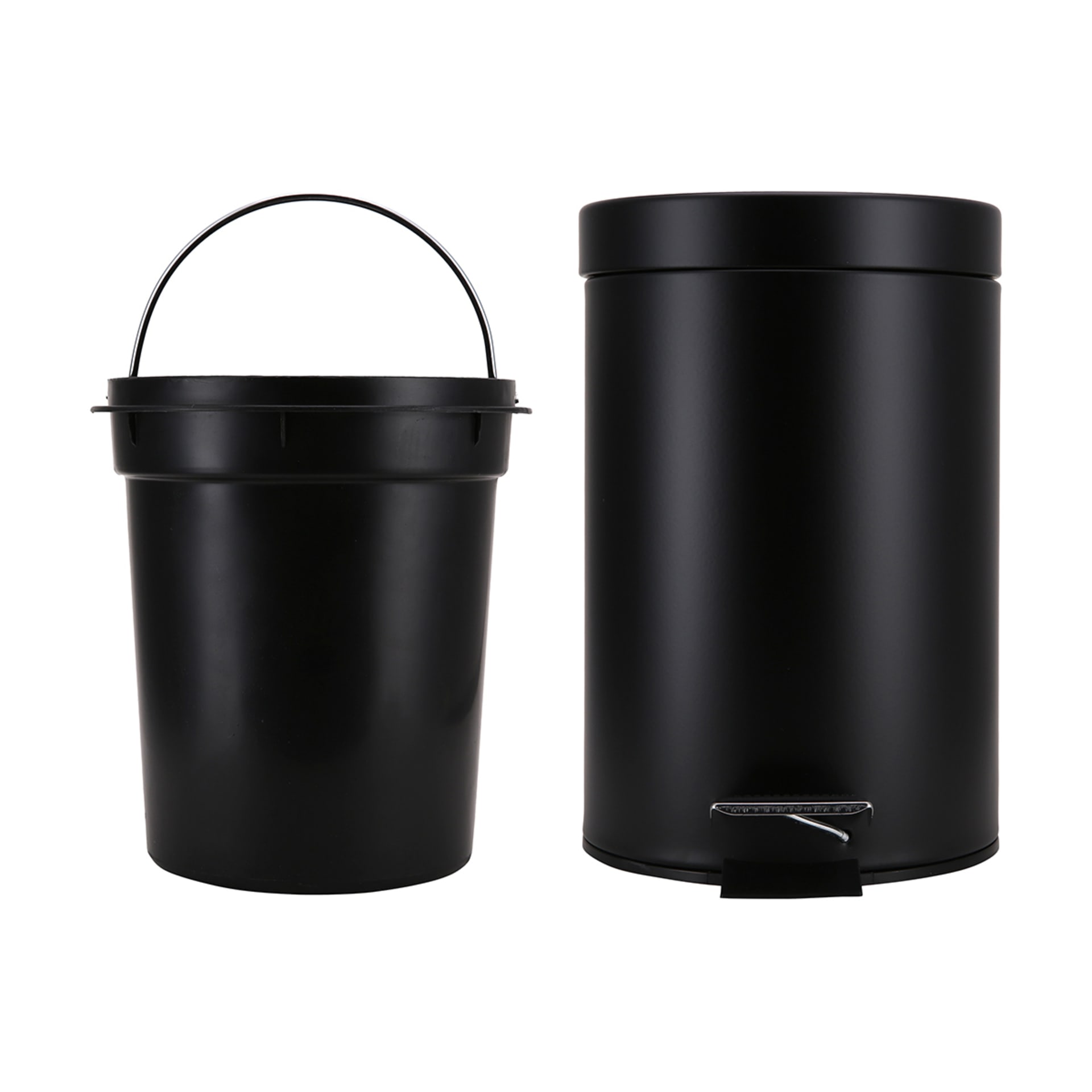3L Rubbish Bin Black Kmart