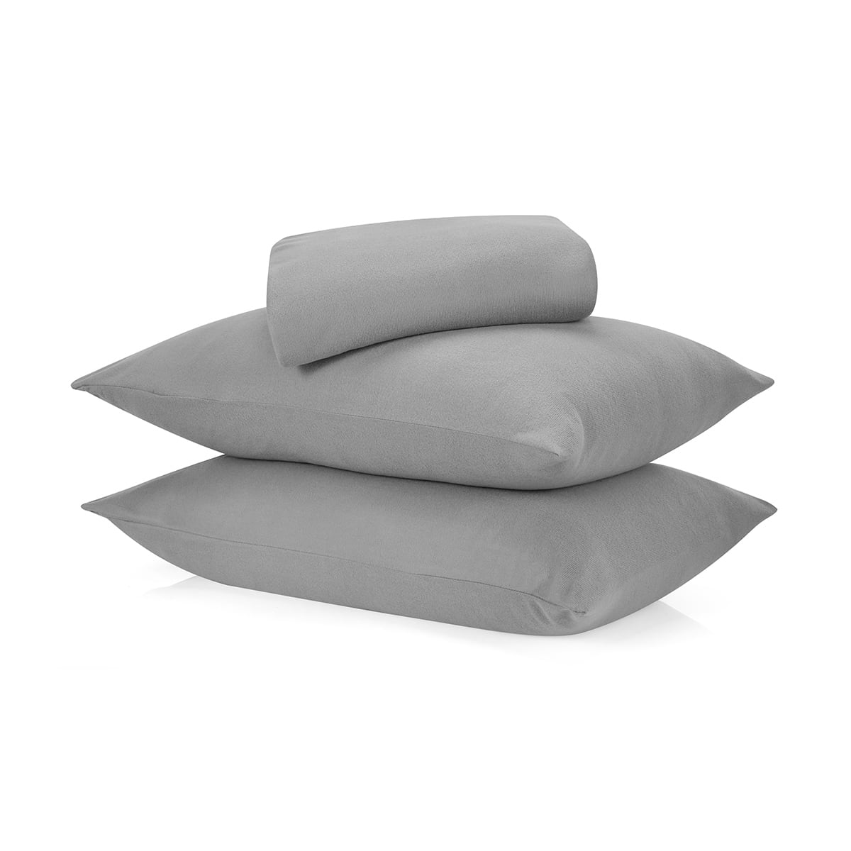 Soft Touch Sheet Set Double Bed, Grey Kmart NZ