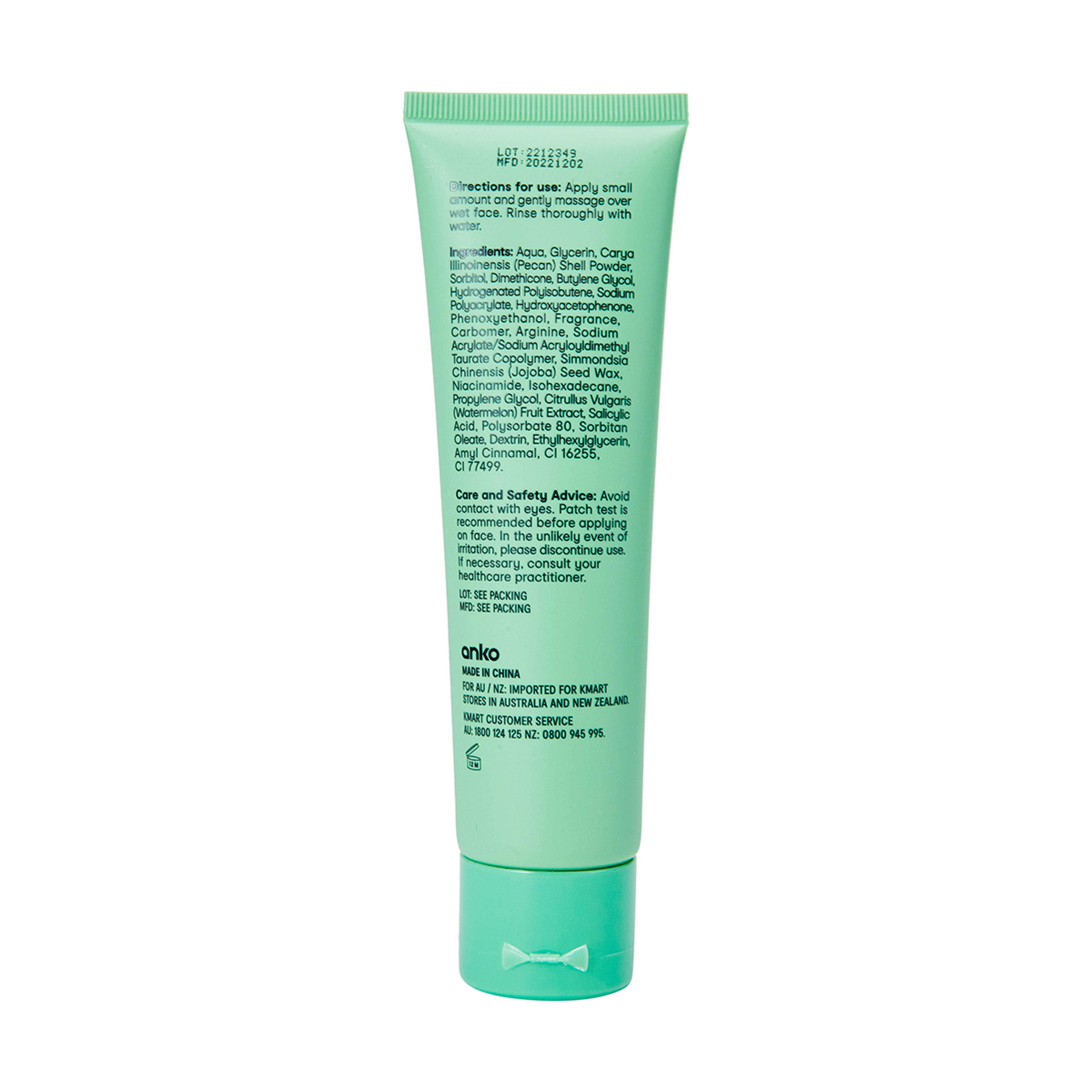 Exfoliating Facial Scrub 90ml - Watermelon - Kmart