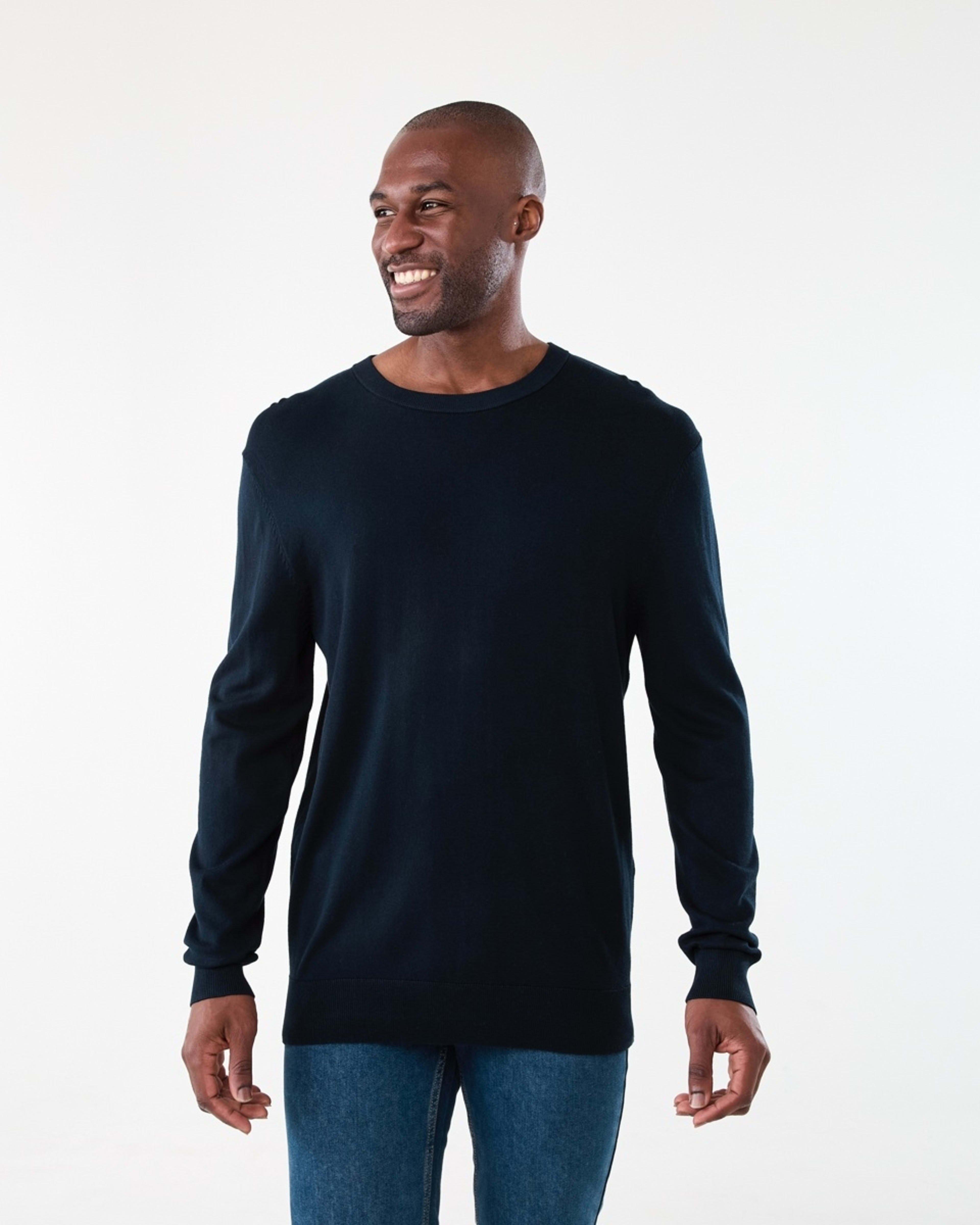 1 Core Crew Neck Knit Jumper Sky Cptn, 1 of 5