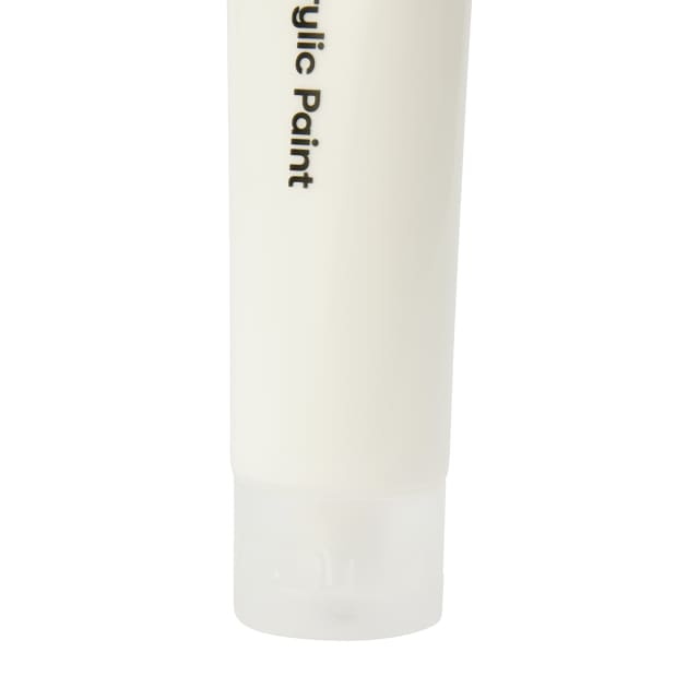 100ml Artist Acrylic Paint White Kmart