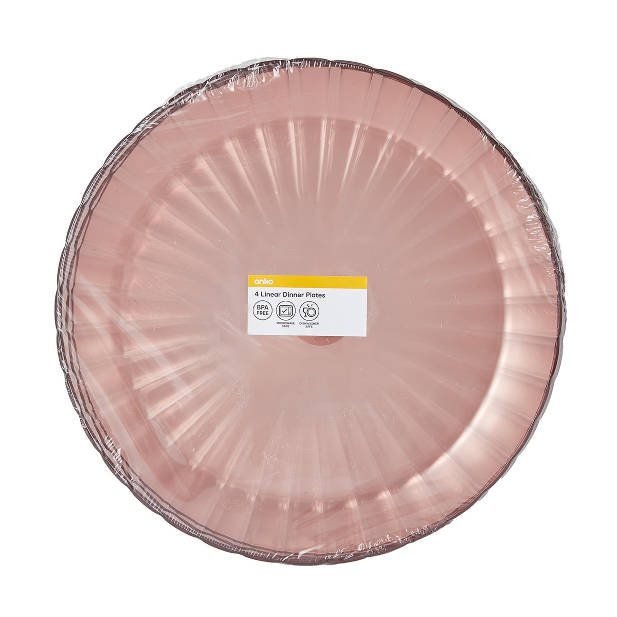 4 Pack Linear Dinner Plates Kmart