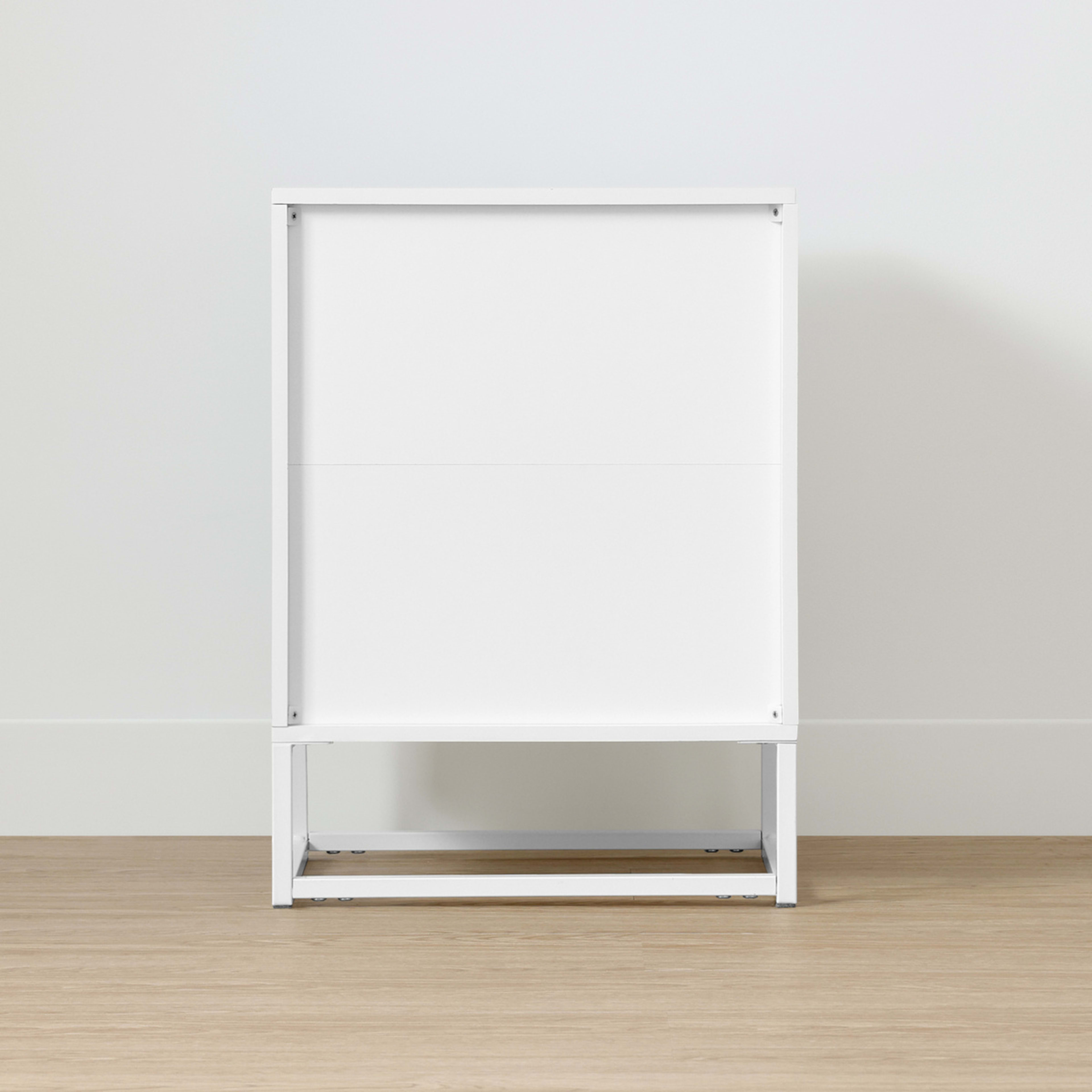 5 Stevie 2 Drawer Bedside Table - White, 5 of 10