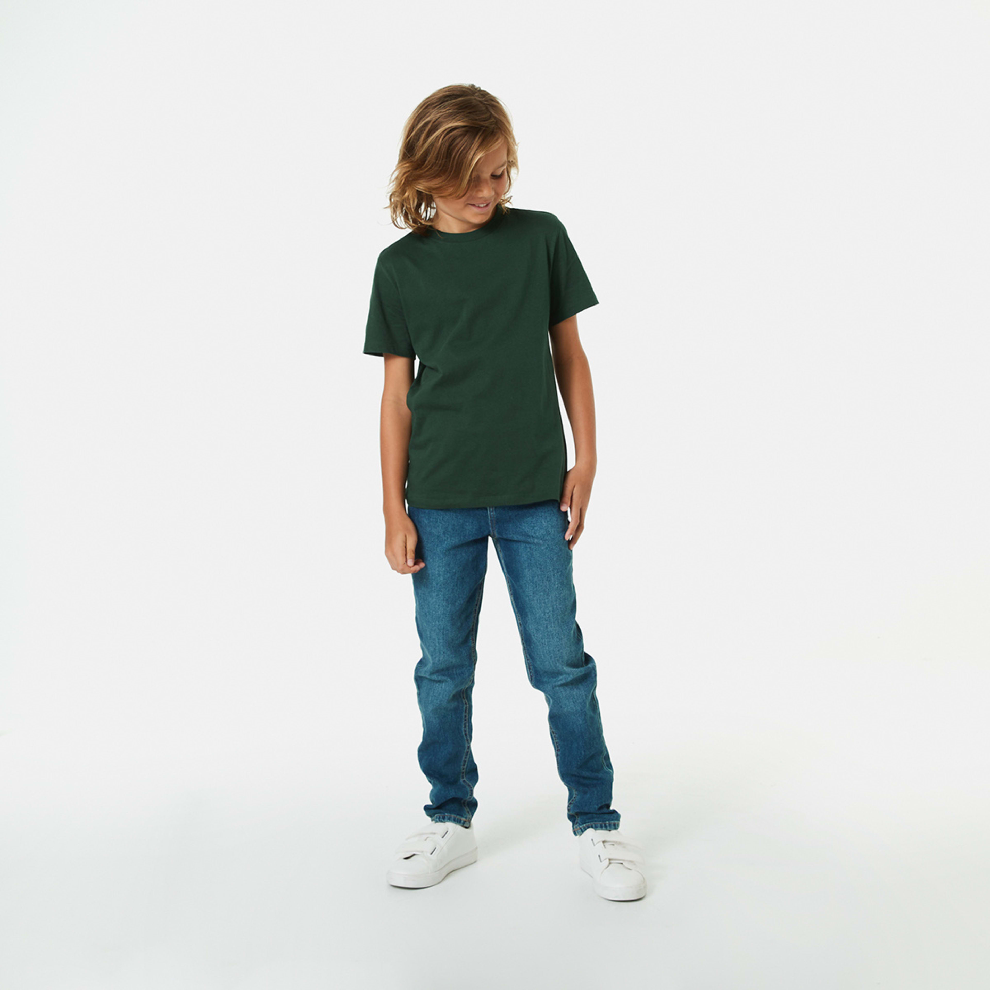 5 Short Sleeve Plain T-shirt Sycamore, 5 of 8