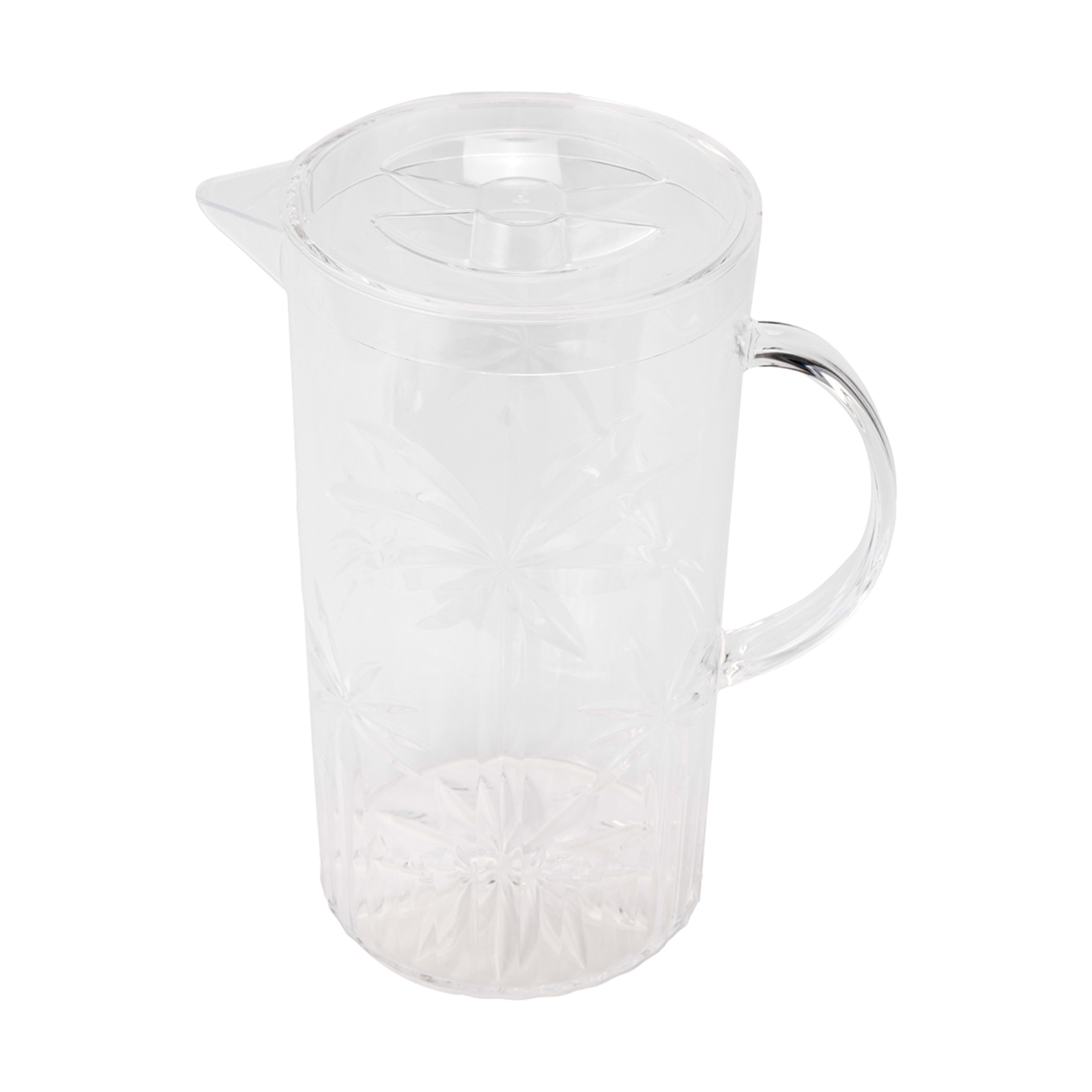 2.8L Clear Palm Acrylic Drink Jug Kmart