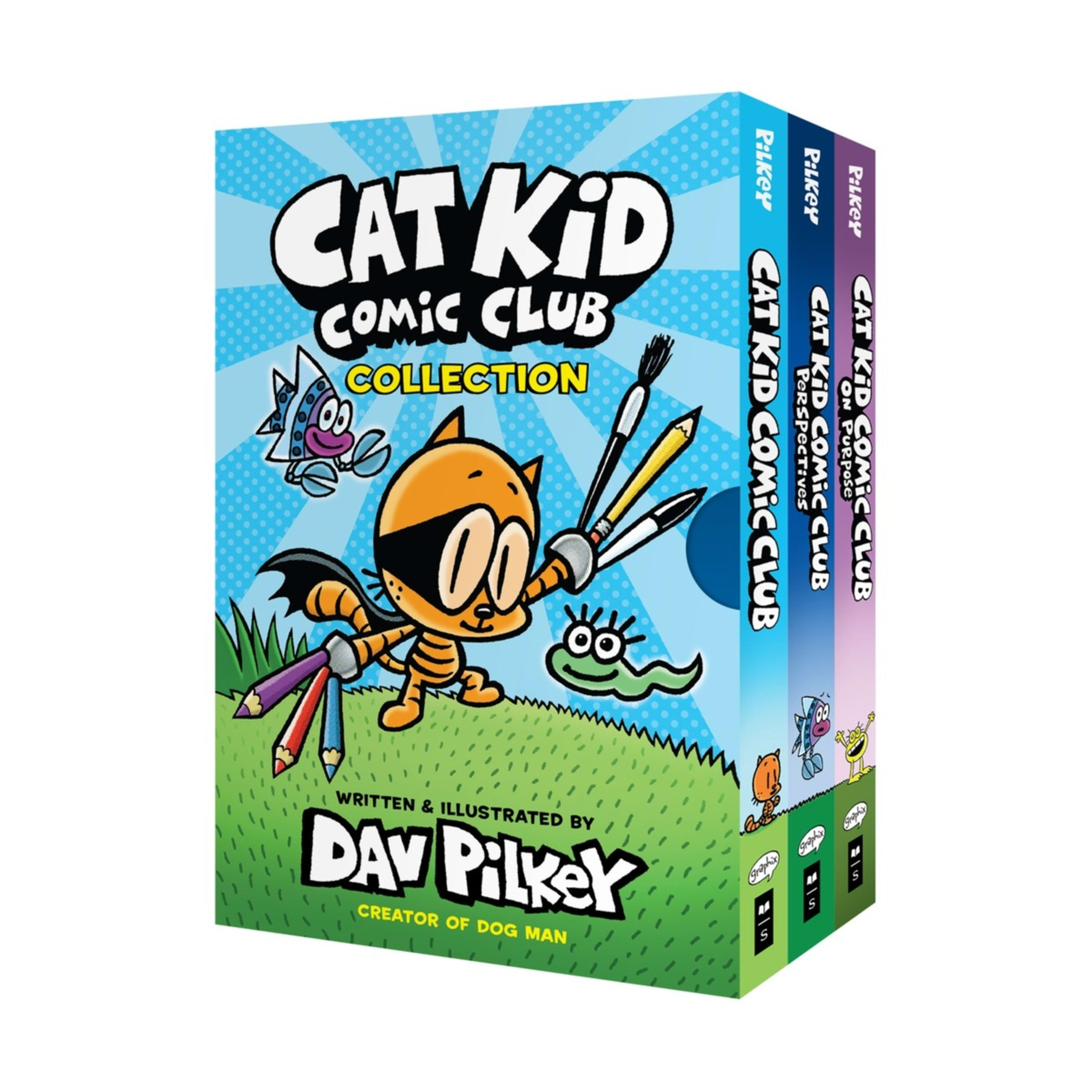 1 Cat Kid Comic Club Collection Box Set by Dav Pilkey - Book