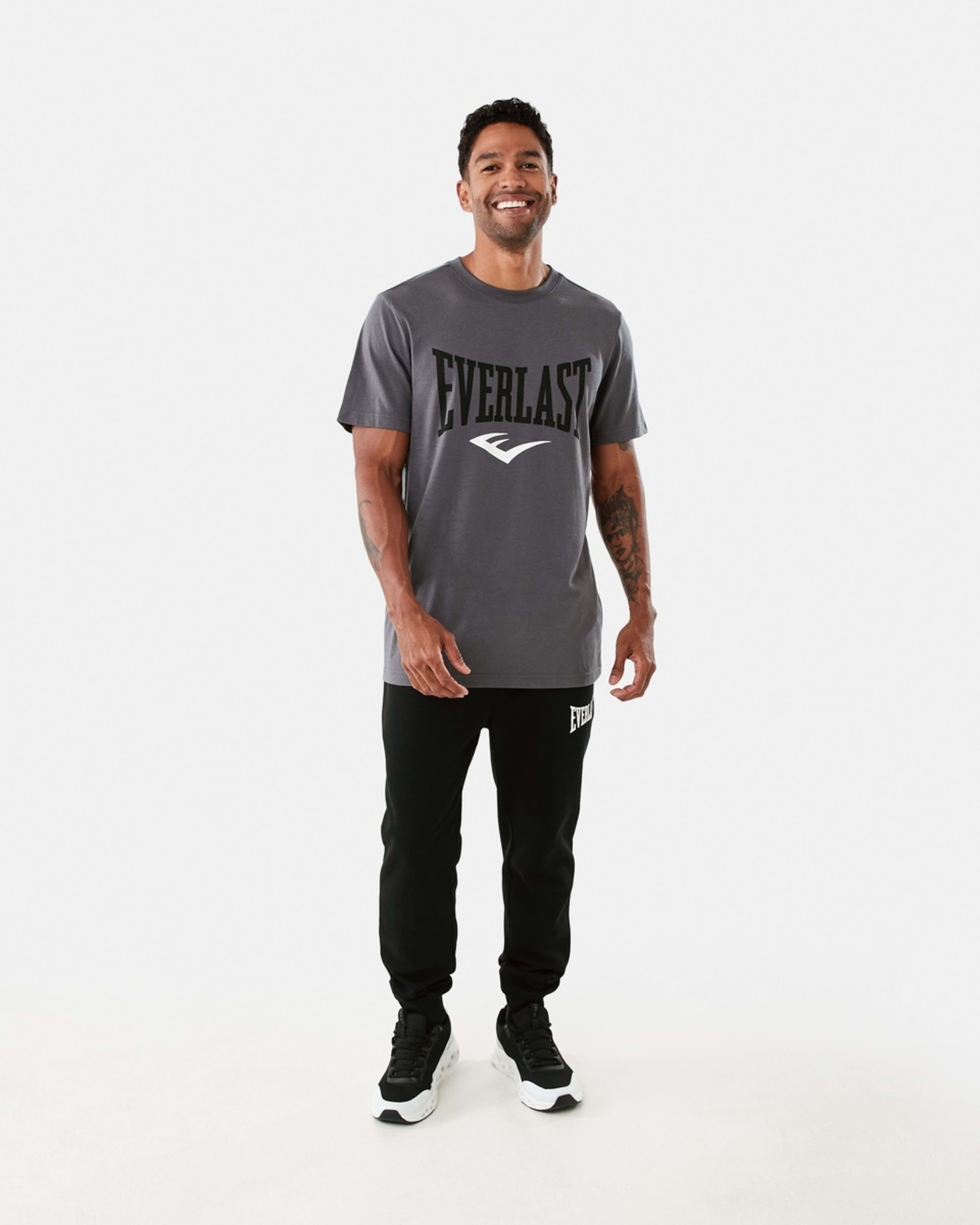 6 Everlast Mens Boxing T-shirt Ash, 6 of 6