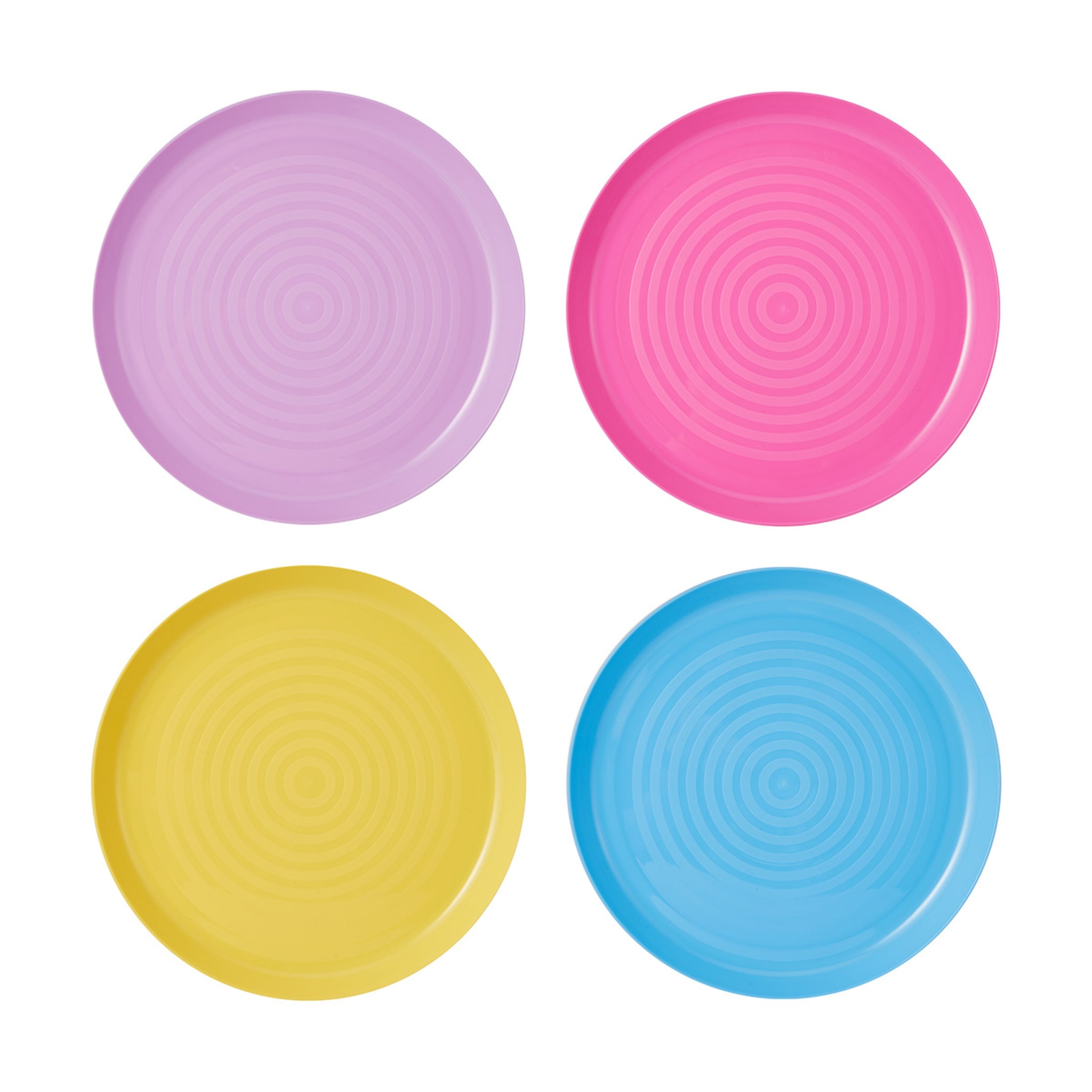 4 Pack Bright Plates Kmart
