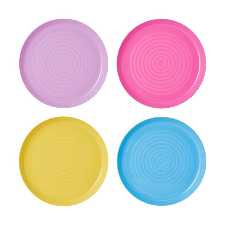 4 Pack Bright Plates Kmart