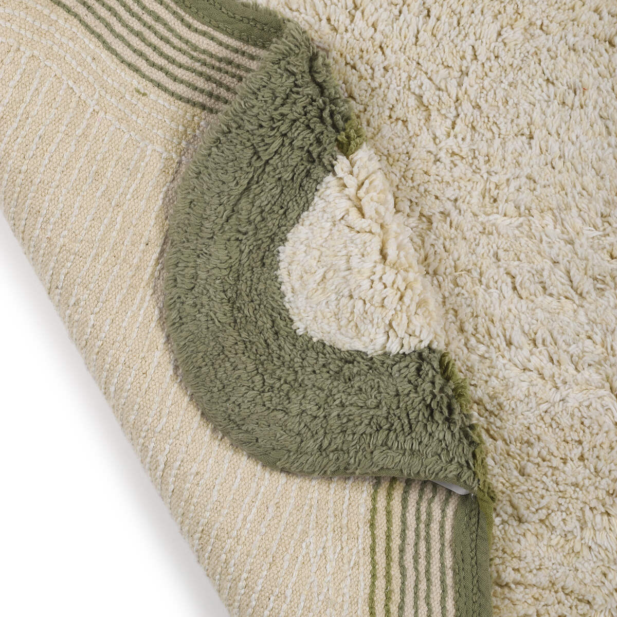 Wavy Edge Bath Mat - Green - Kmart